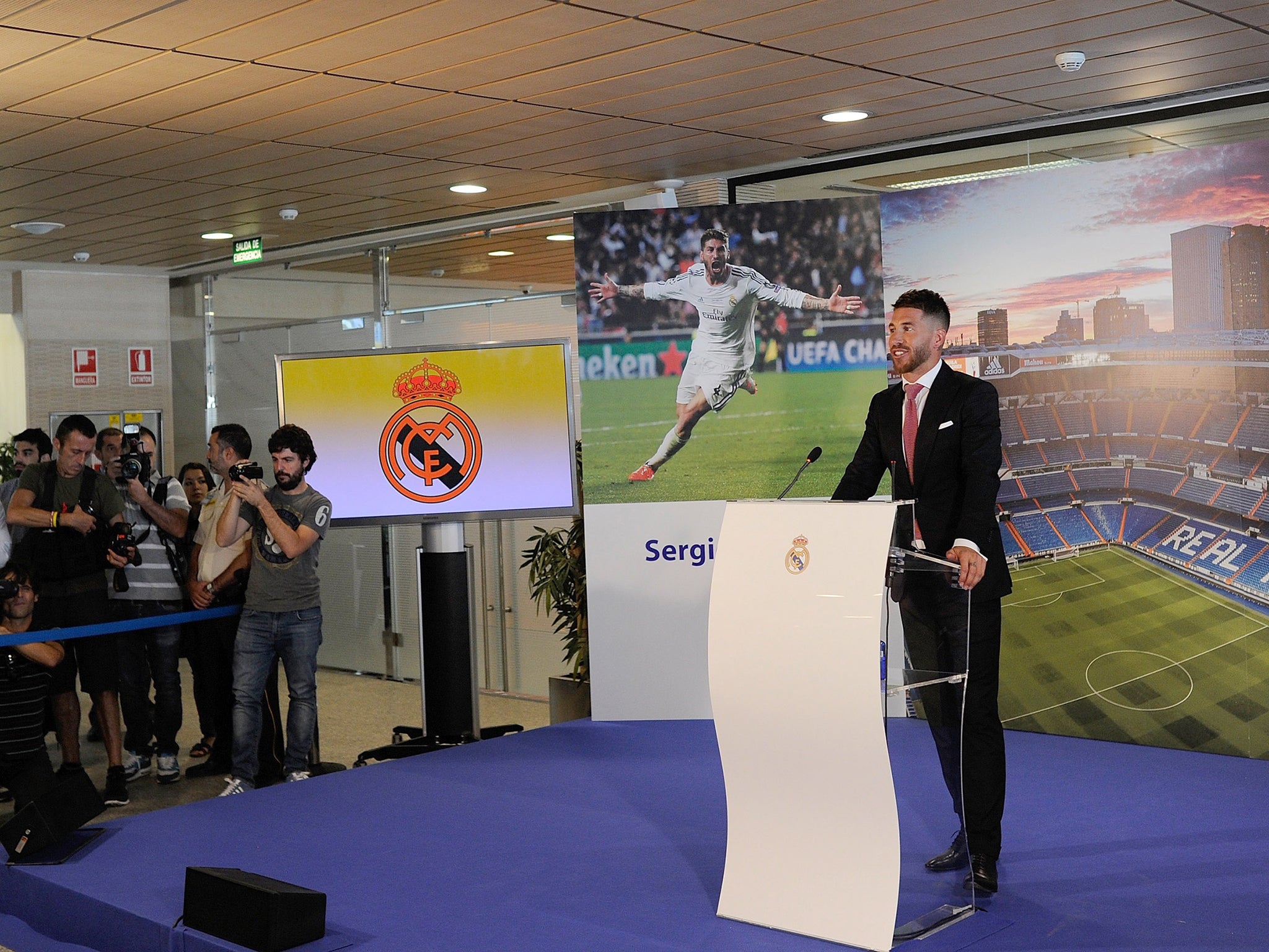 Sergio Ramos agreed a five-year contract extension at Real Madrid