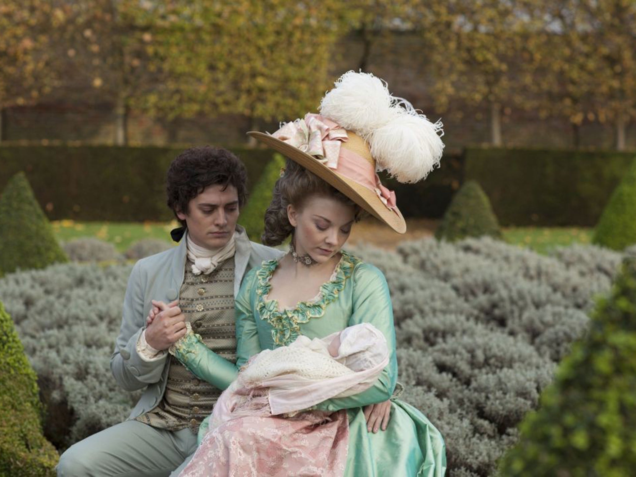 George Bisset (ANEURIN BARNARD), Lady Seymour Worsley (NATALIE DORMER)