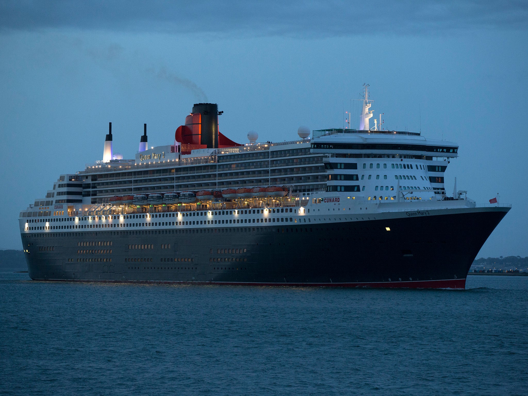 The Queen Mary 2 is a luxury transatlantic ocean liner built Cunard Line in 1969