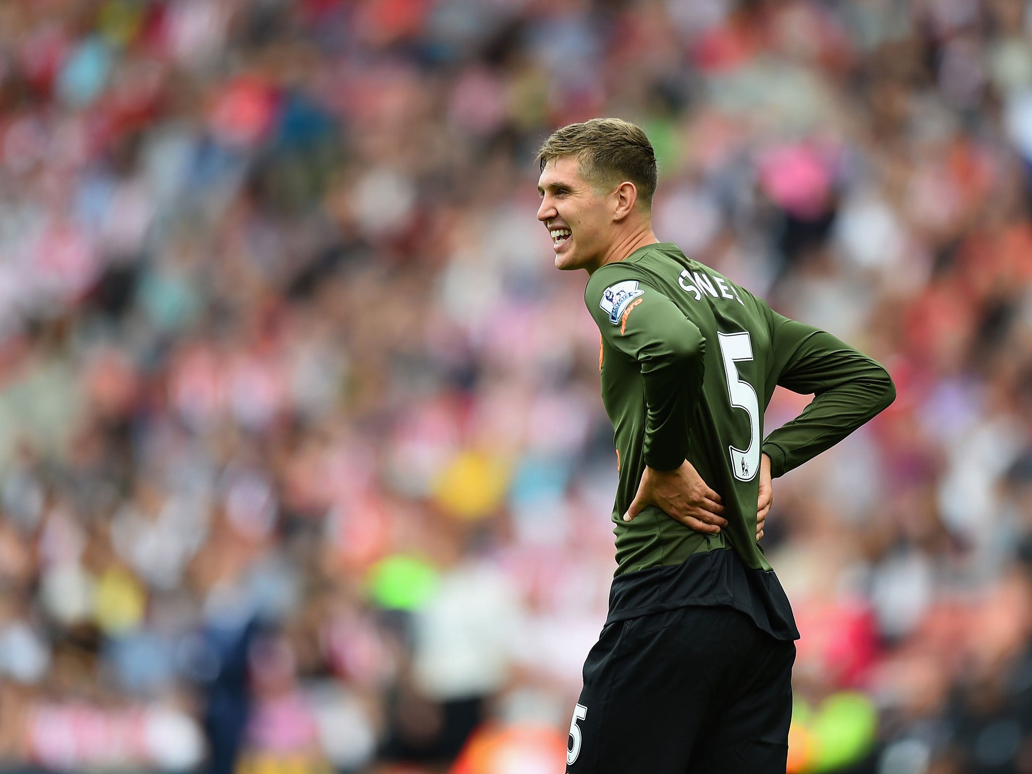 John Stones in action for Everton last weekend