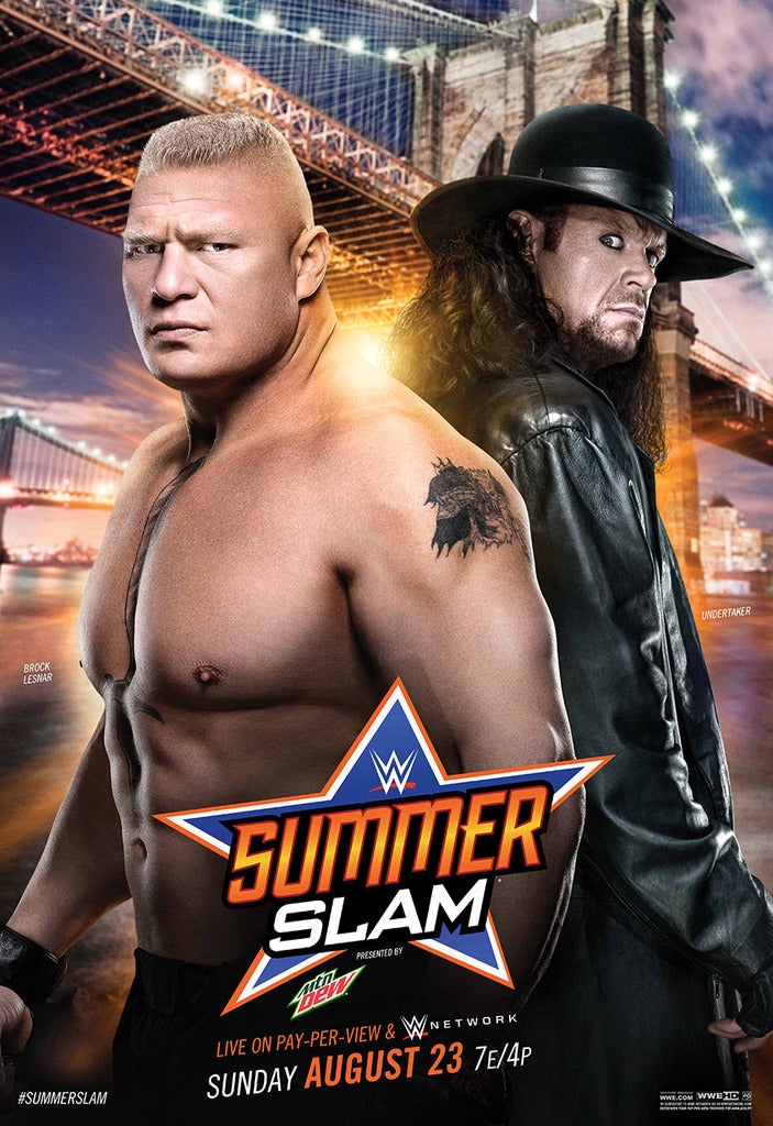 The WWE SummerSlam 2015 official poster