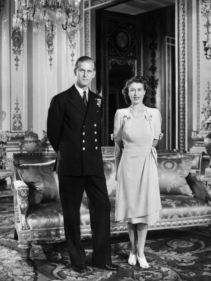 The official announcement of Princess Elizabeth and Philip Mountbatten's engagement in 1947