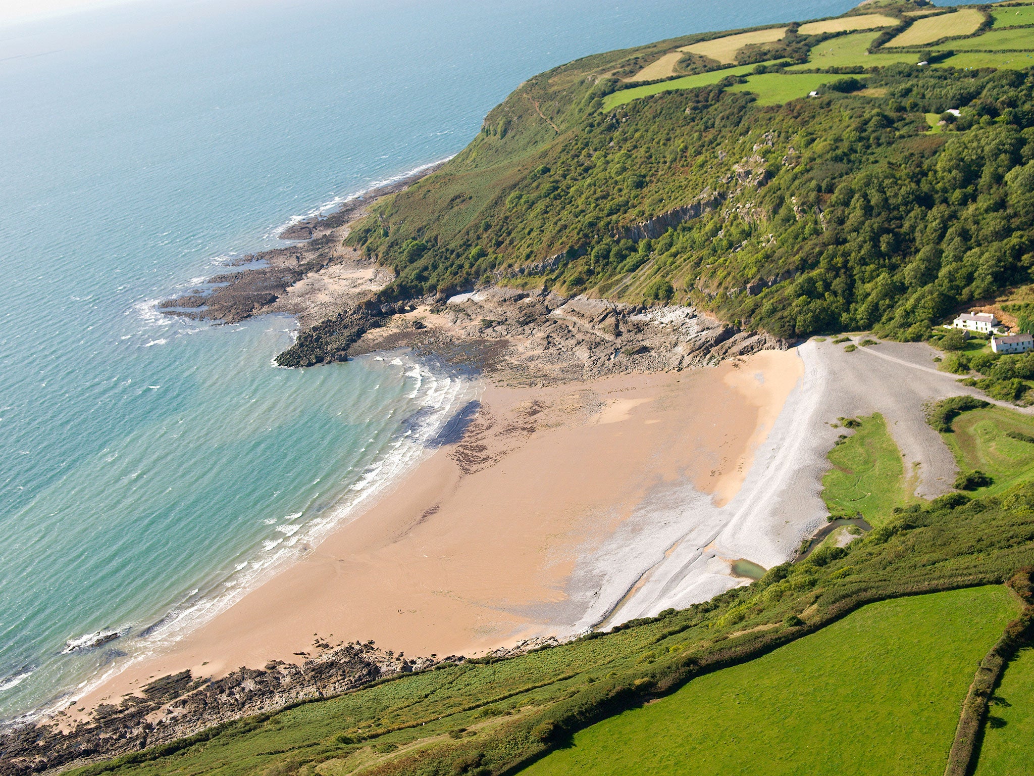 Pwlldu Bay on the Gower Peninsula