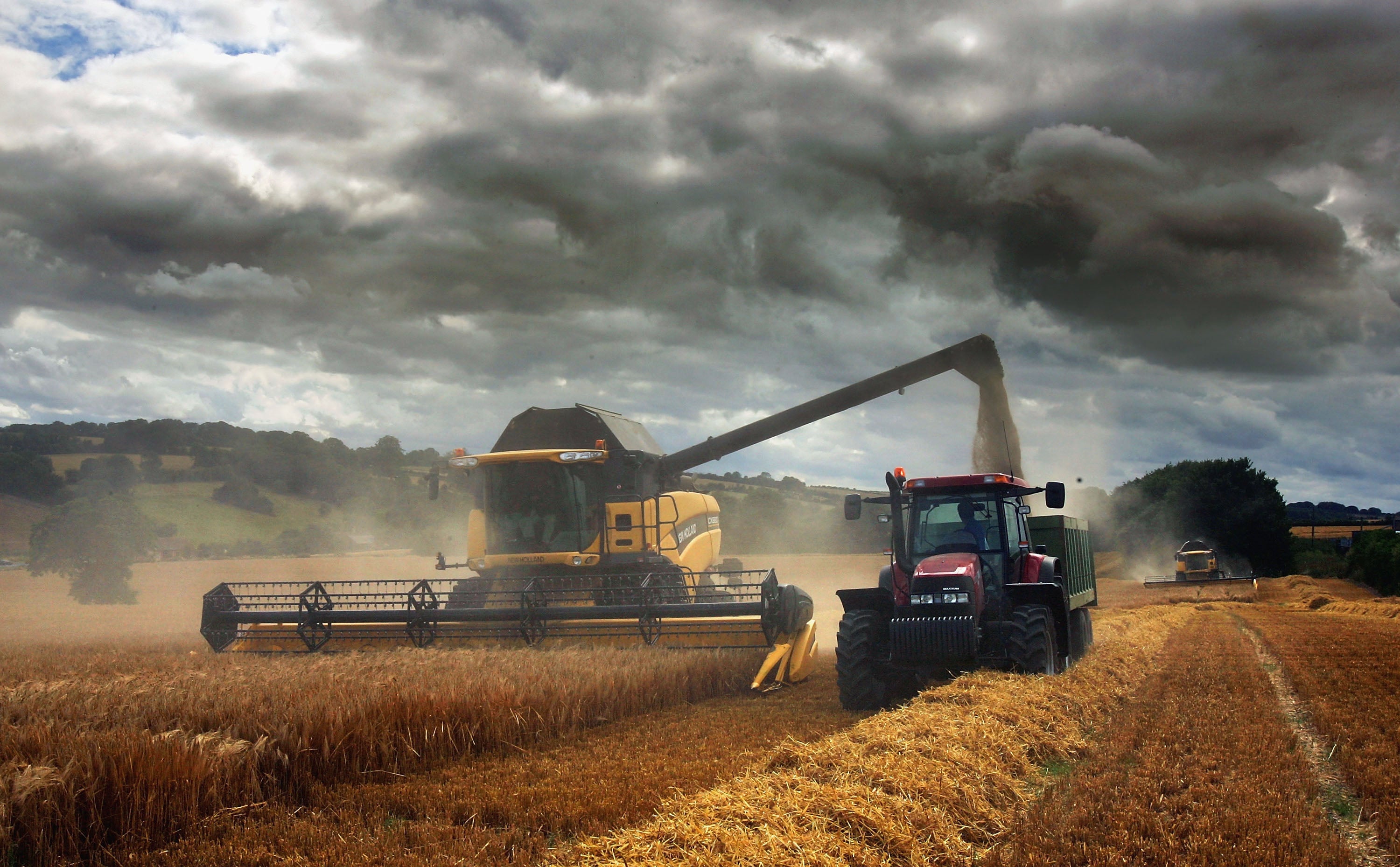 Agricultural labourers used to make up a huge chunk of the population - now they have been replaced by machines