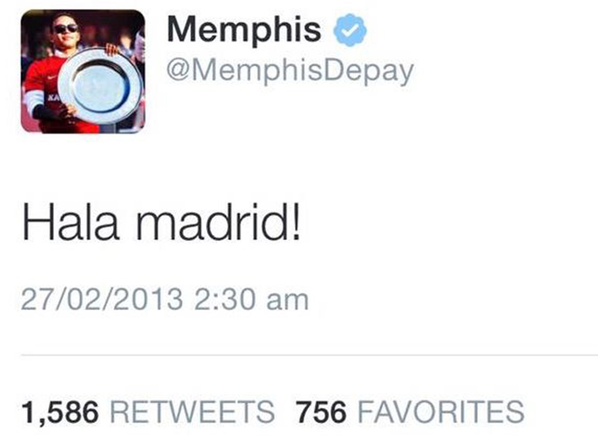 An old Tweet from Memphis...