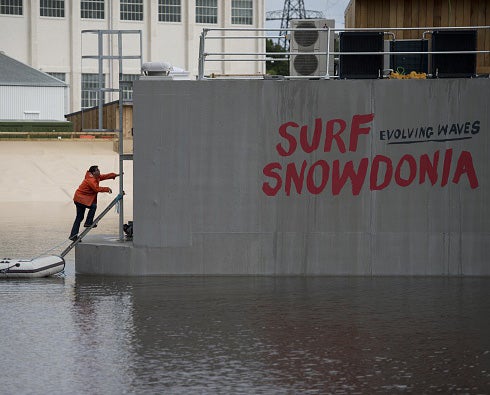 The wave pool has been closed while engineers make repairs (not pictured)