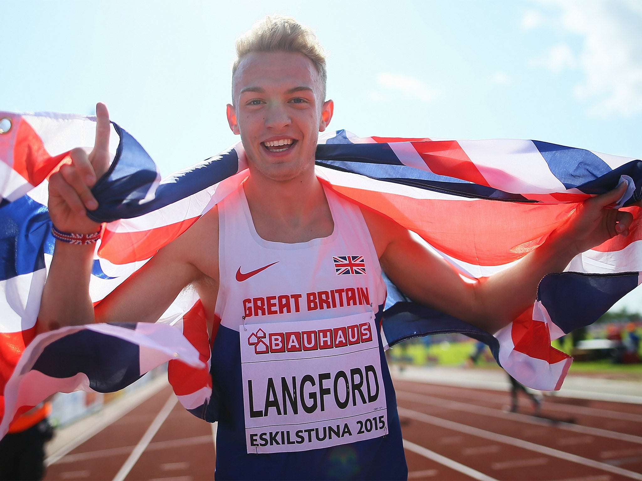 Kyle Langford has won British and junior European titles since his first altitude camp in Kenya