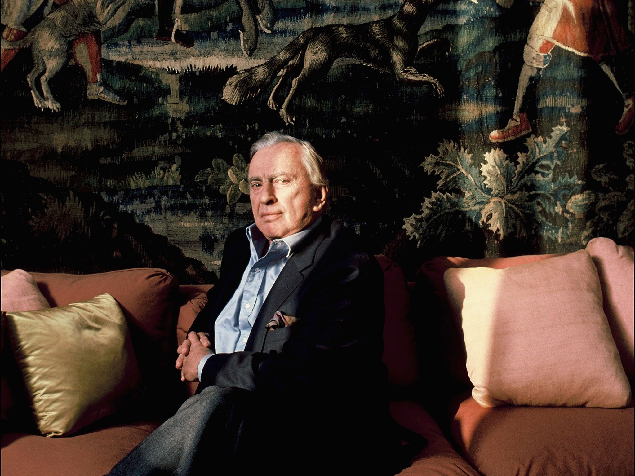 Rare gift: The late Gore Vidal, in Rome in 1993