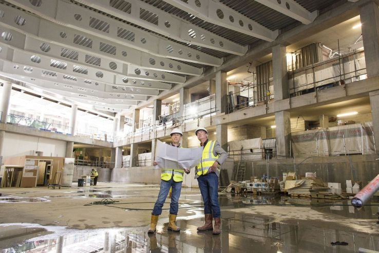 Nicholas Hytner and Nick Starr in the site