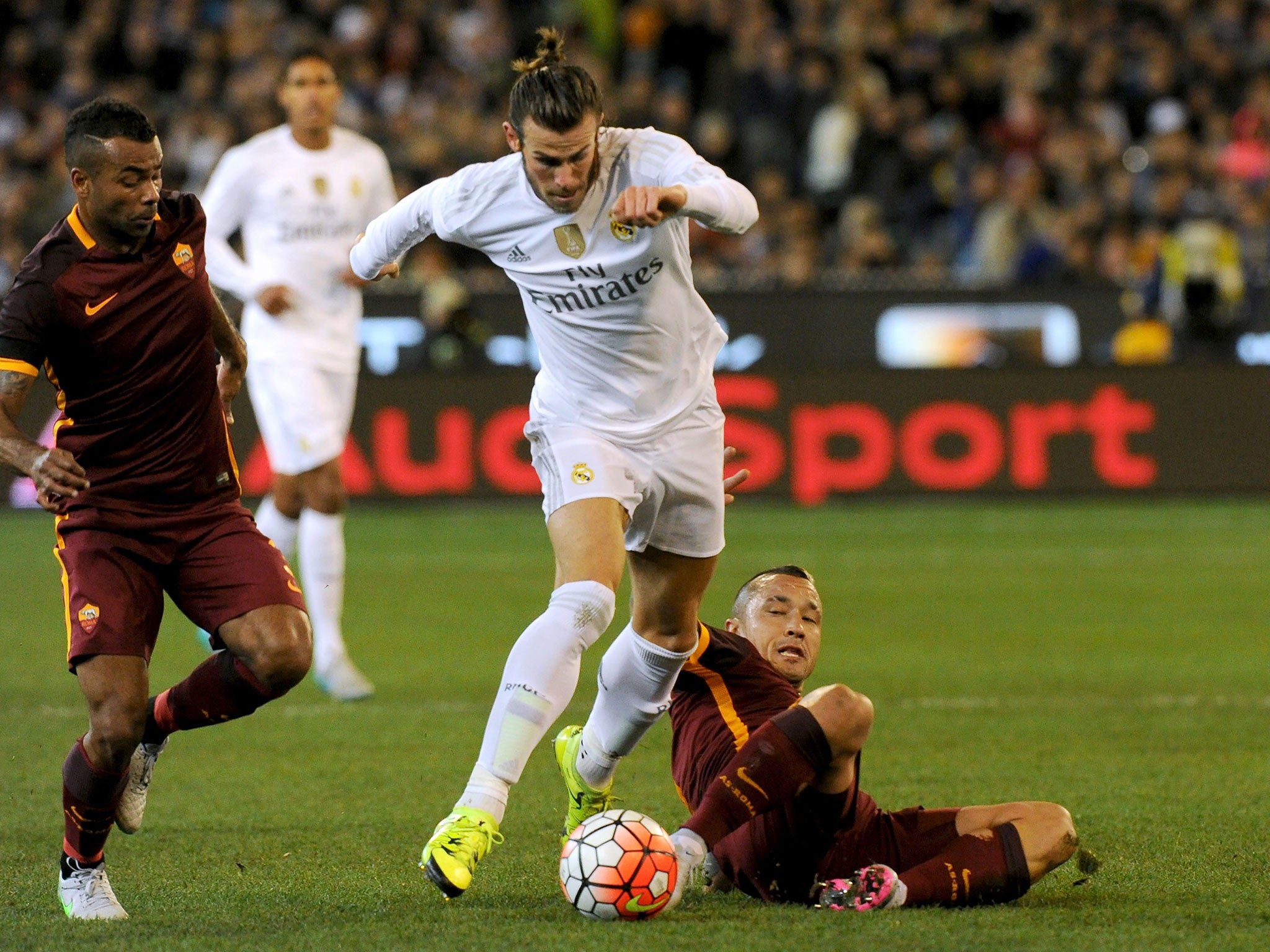 Gareth Bale has started in the No 10 role in pre-season but Real Madrid have struggled to score