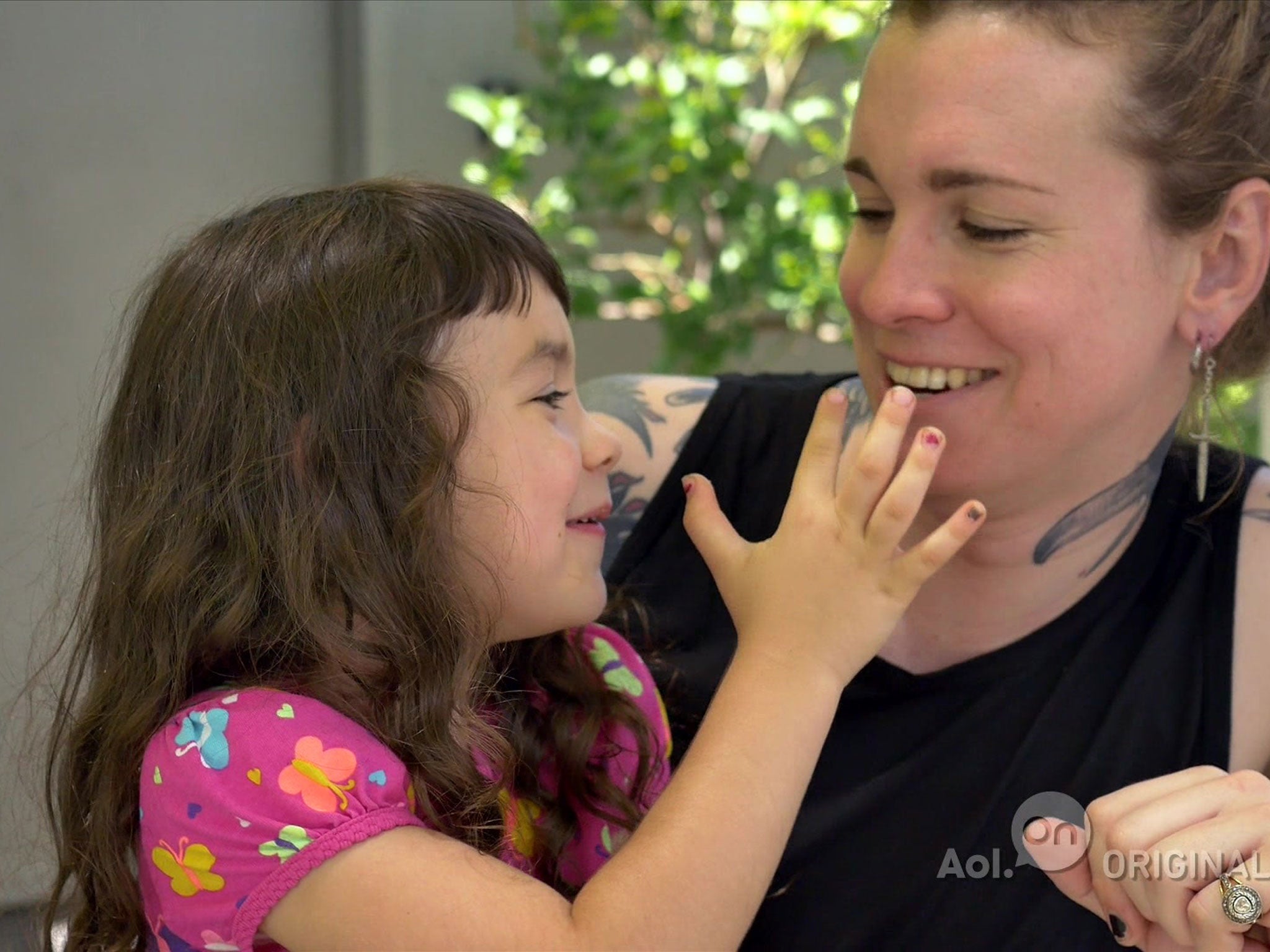 Laura Jane Grace with her daughter Evelyn