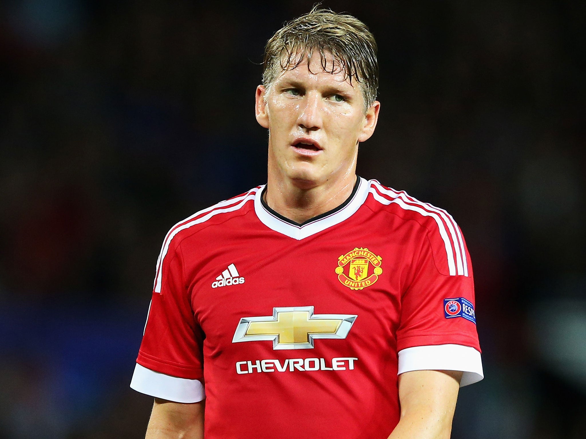 Manchester United midfielder Bastian Schweinsteiger