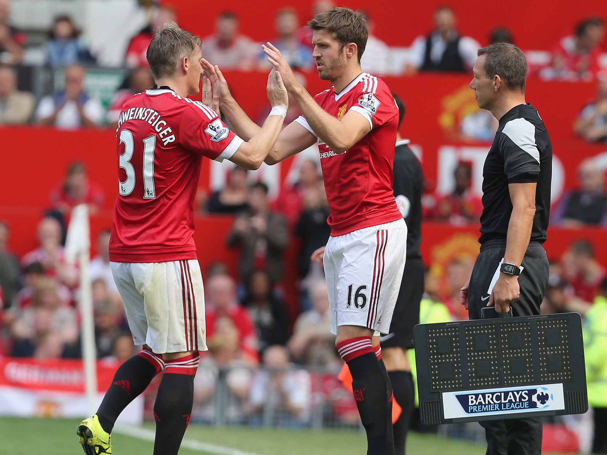 The introduction of Carrick lifted United