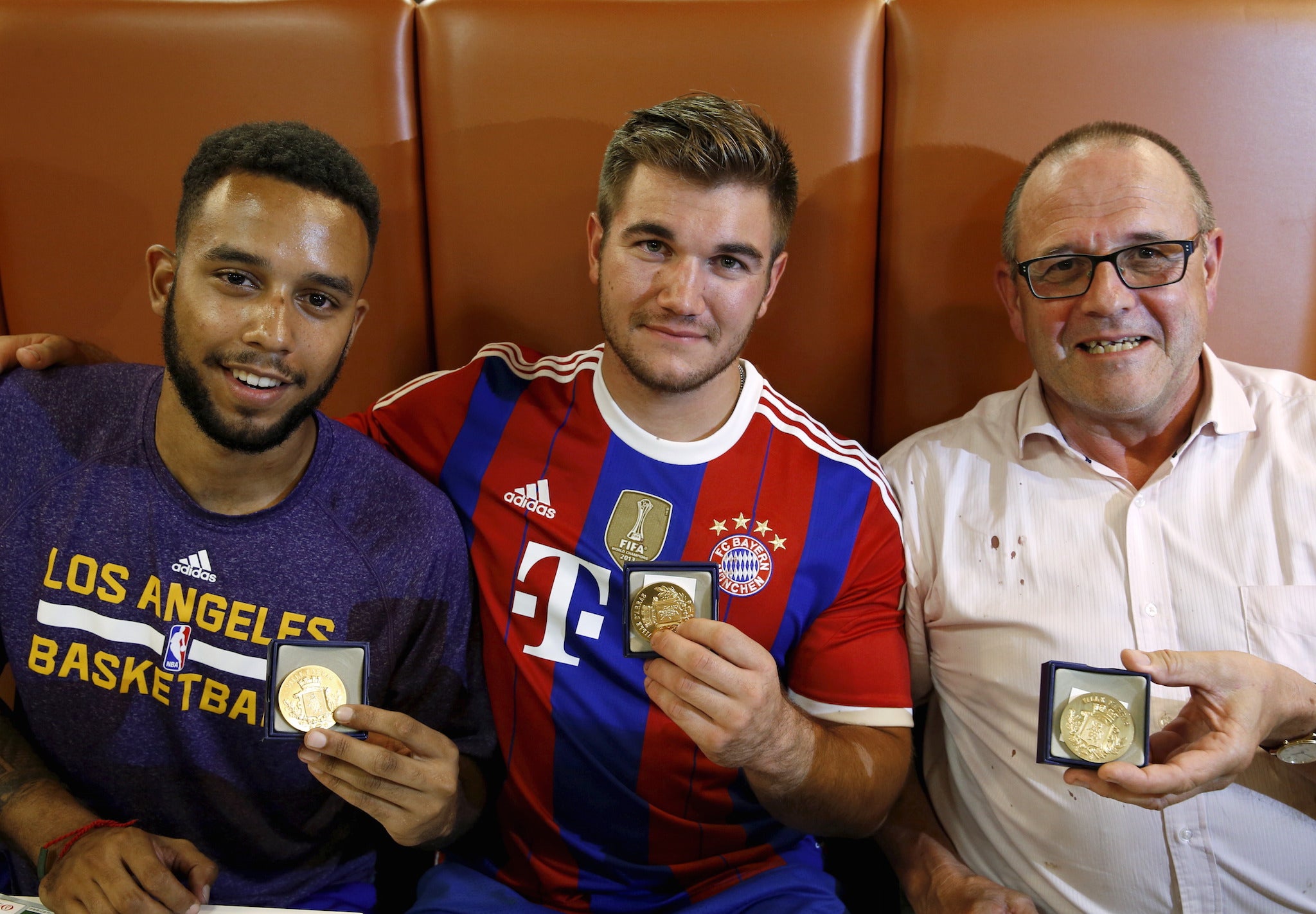 Anthony Sadler, Aleck Sharlatos and Chris Norman helped disarm an attacker on a train from Amsterdam to France.