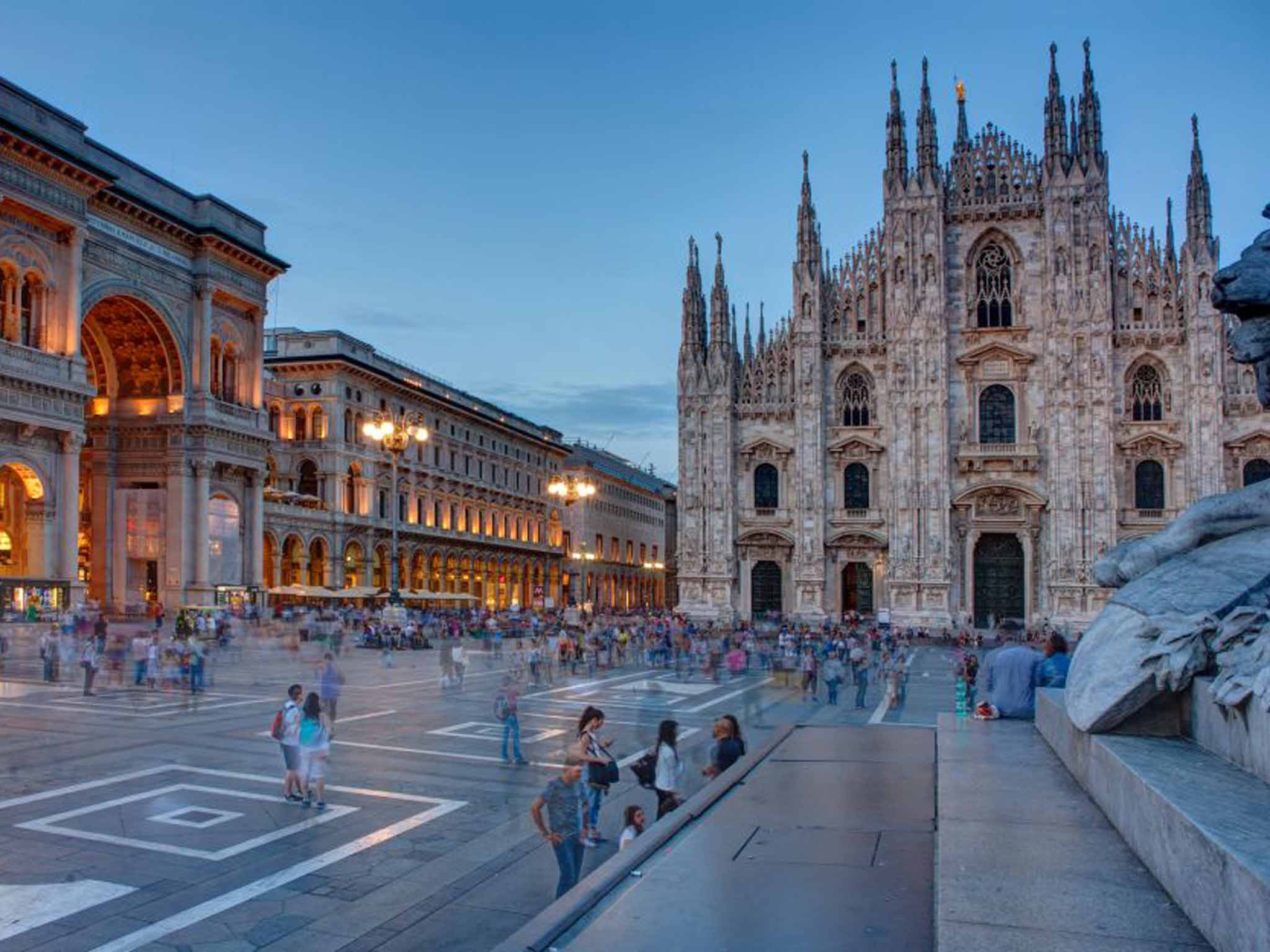 Milan's quietest period is August