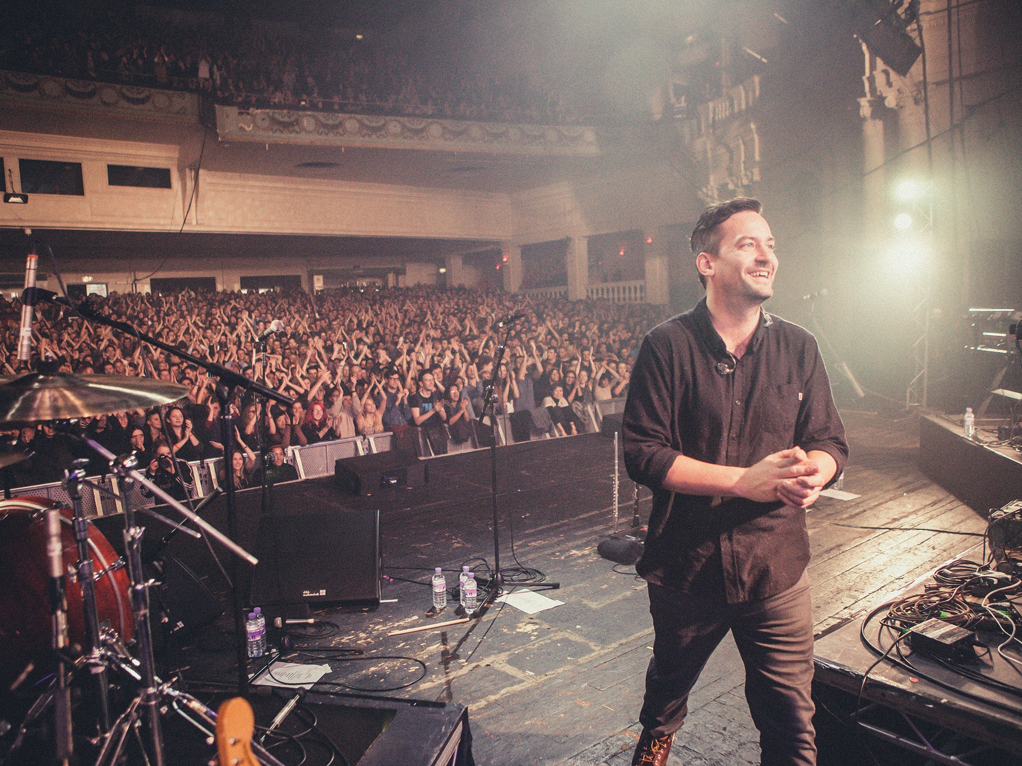 Bonobo leaves the stage of the Brixton Academy