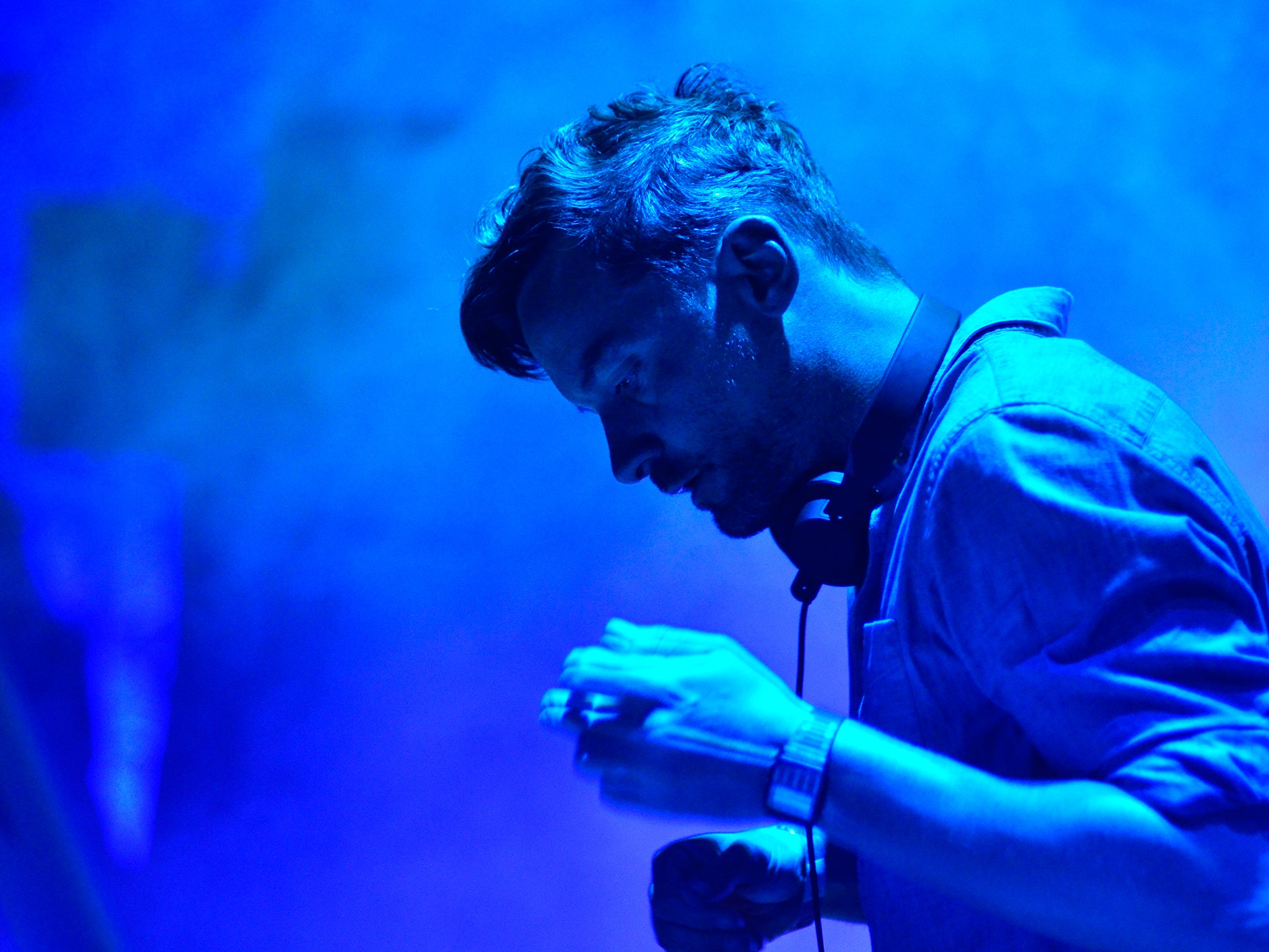 Bonobo, one of Ninja Tunes' artists, performs