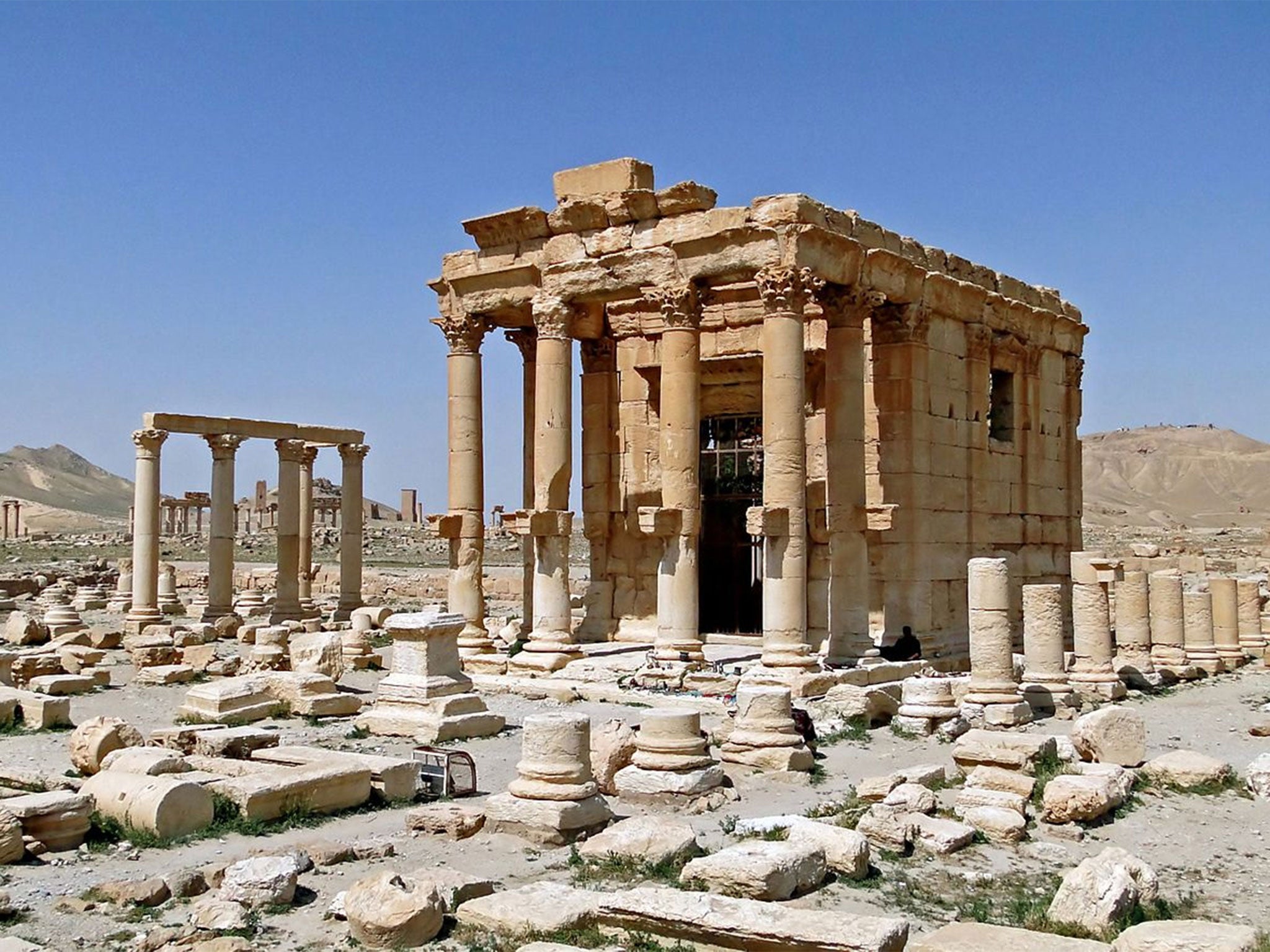 The ancient temple of Baalshamin (Picture c/o Bernard Gagnon)