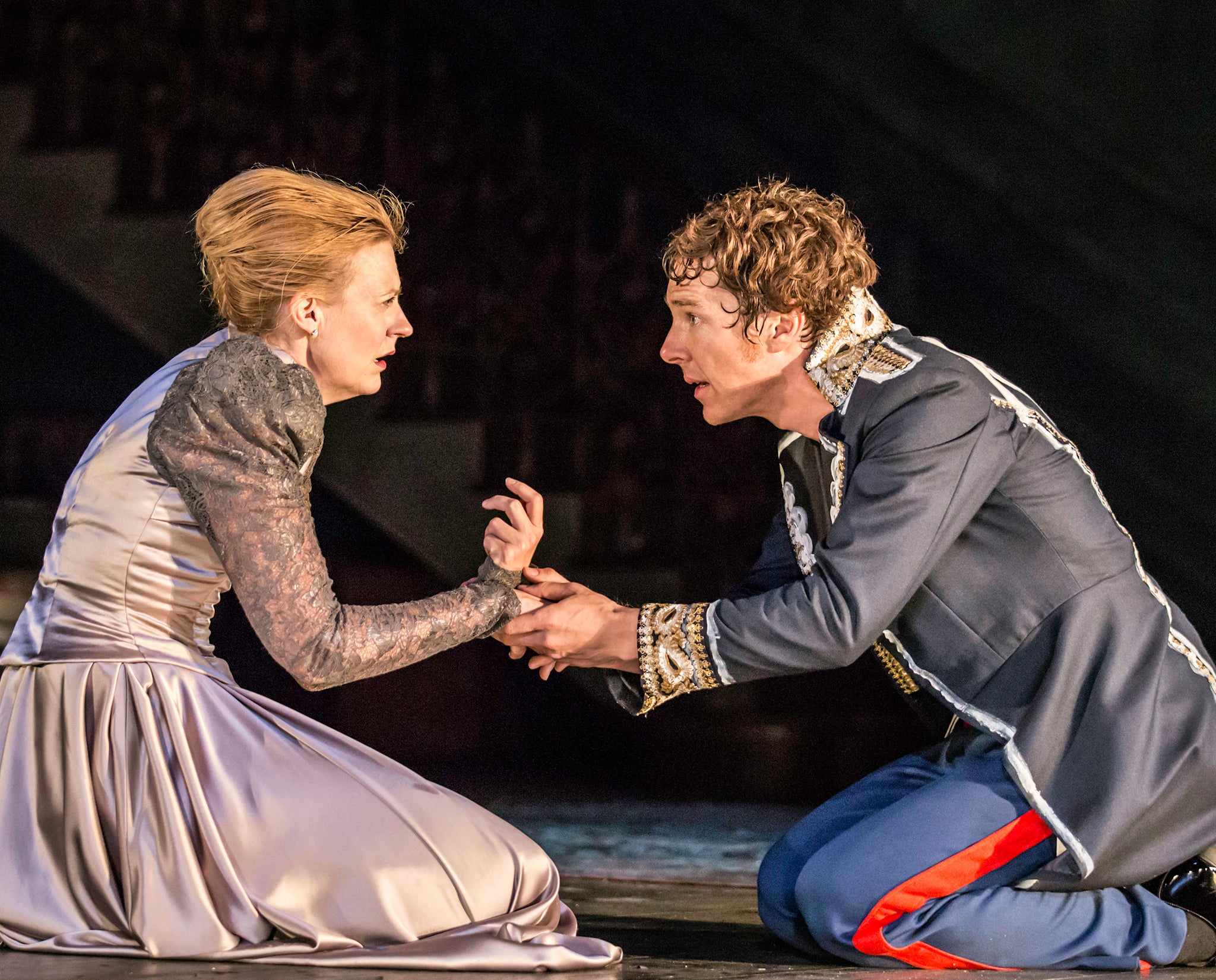 Cumberbatch alongside Anastasia Hille as Gertrude (Johan Persson)