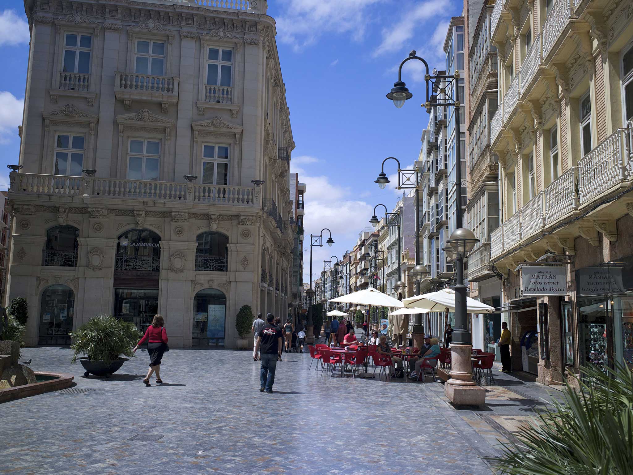 Centre of Cartagena, where the alleged plot took place