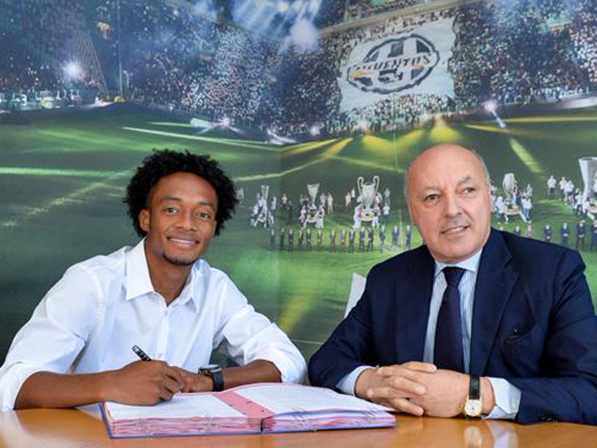 Juan Cuadrado joins Juventus on a season-long loan