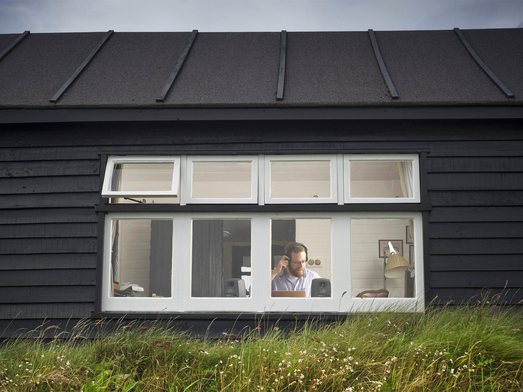 Joe Acheson, pictured, will live in the wireless station used by Guglielmo Marconi