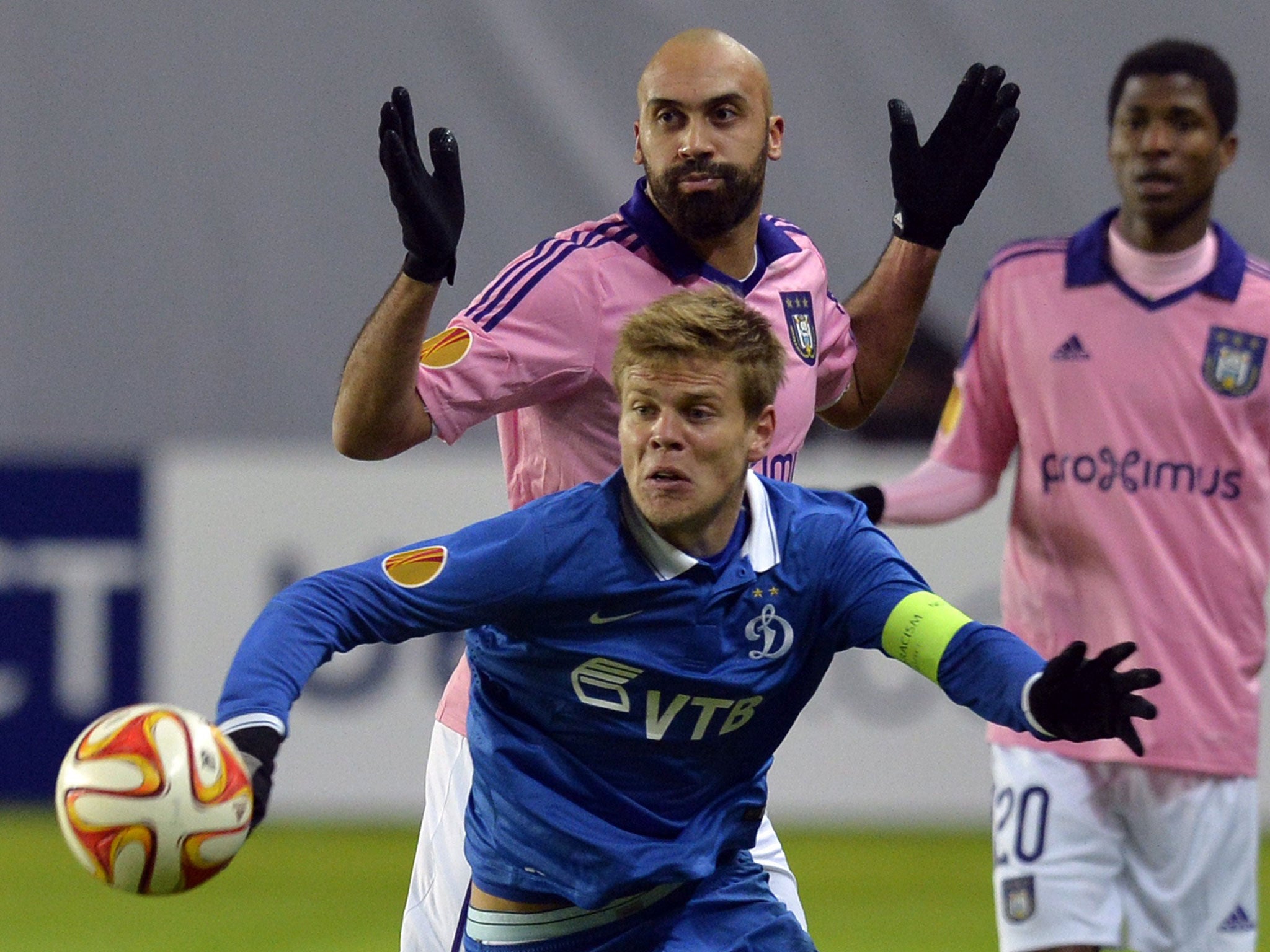 Aleksandr Kokorin in action for Dynamo Moscow