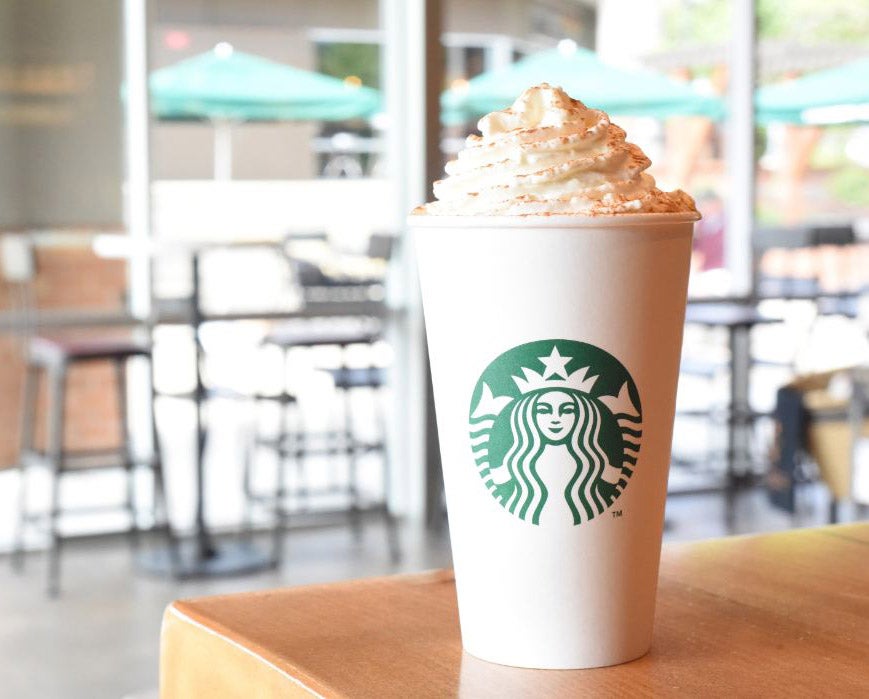 From April, Starbucks will give a 50p discounts to customers, who bring their own mug