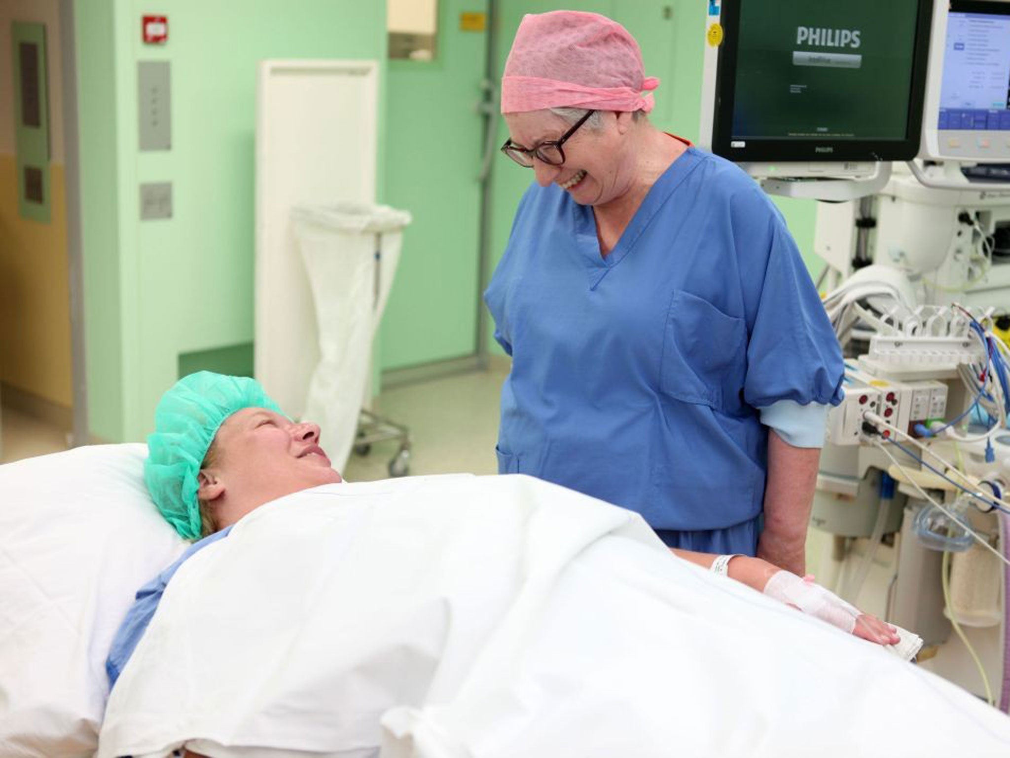 Professor Uta Frith with Nanda who opted for Deep Brain Stimulation surgery