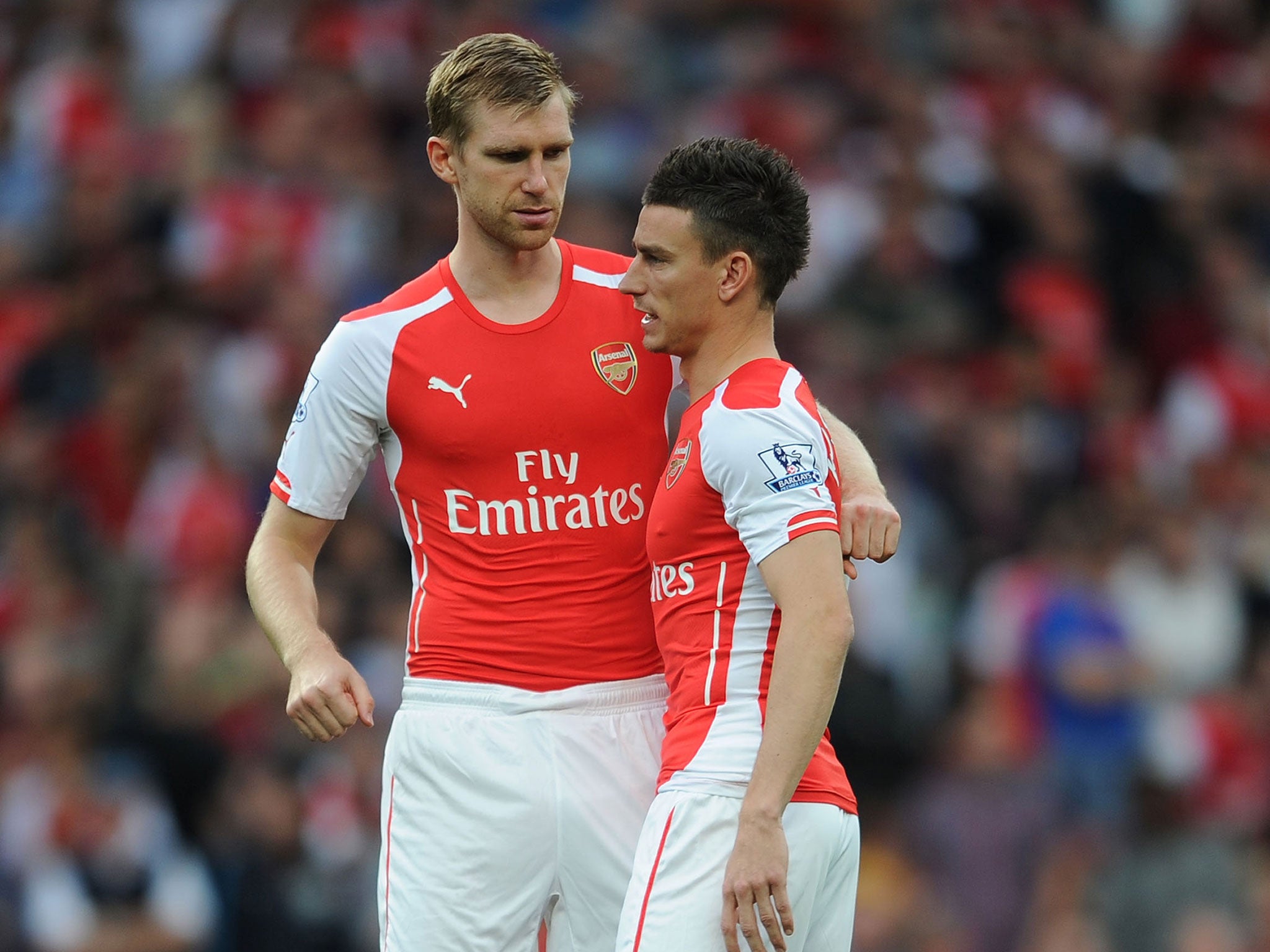 Per Mertesacker and Laurent Koscielny are both doubtful for Arsenal v Newcastle