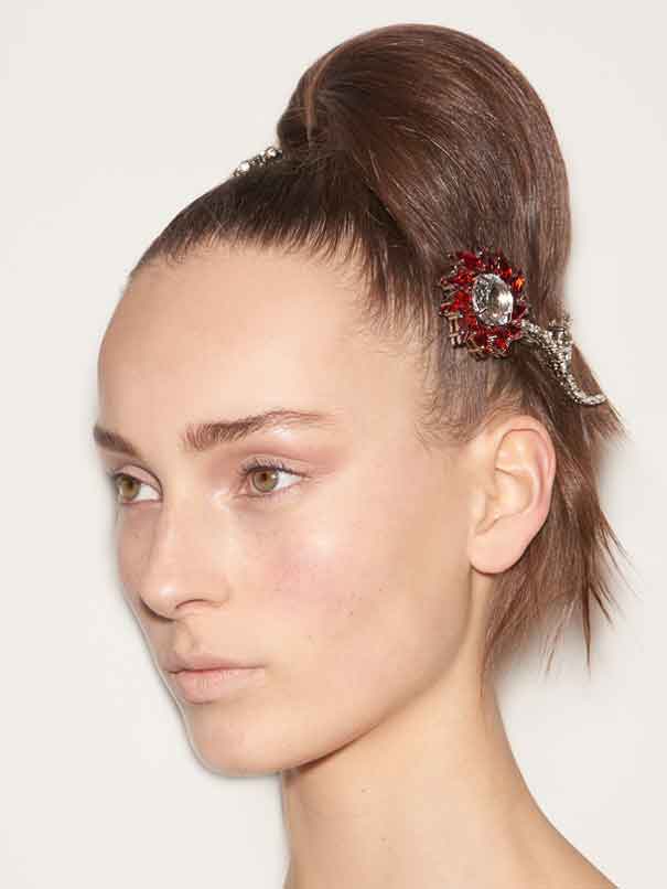 Prada autumn/winter 2015 hair by Redken