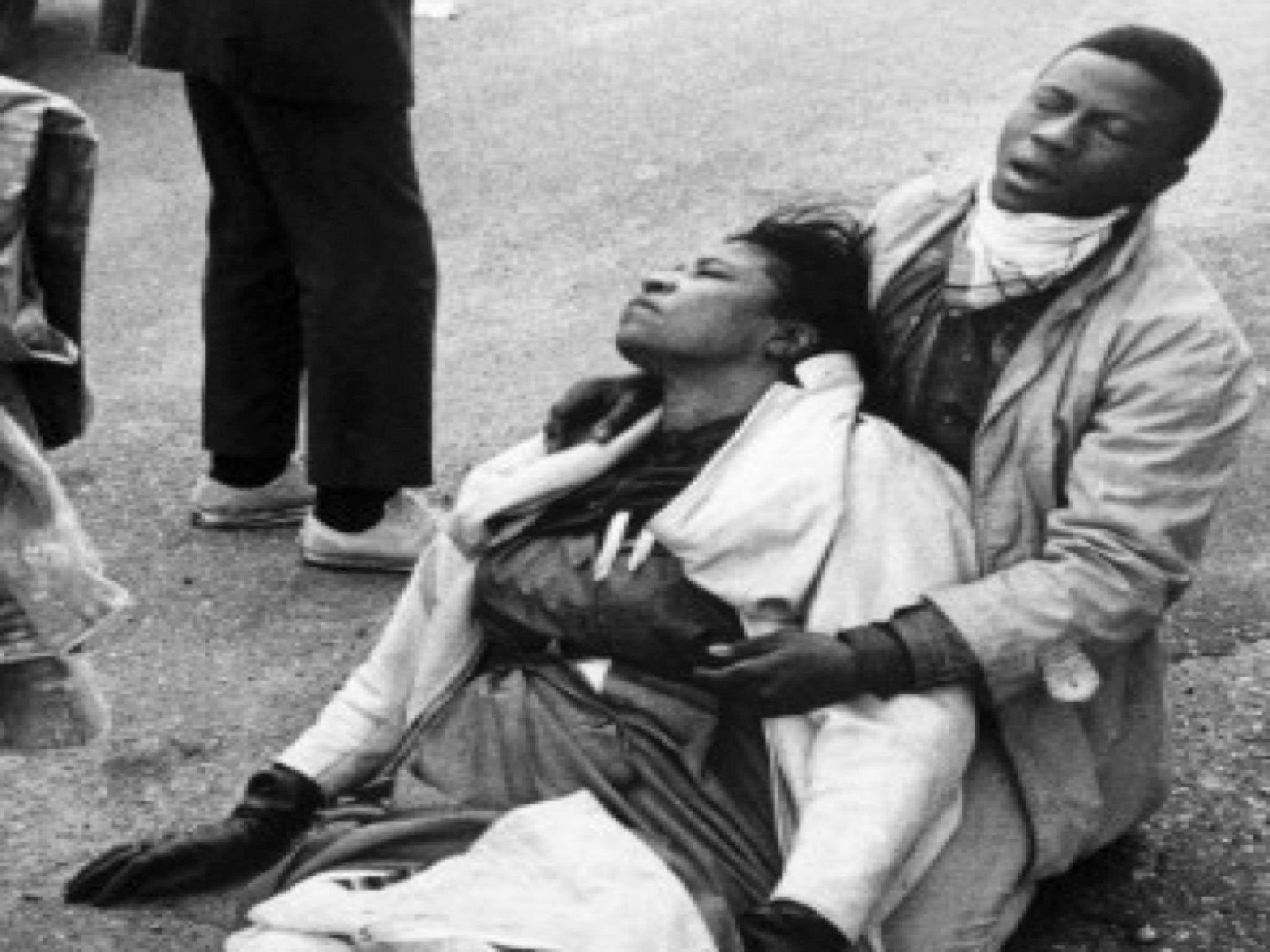 Amelia Boynton Robinson was knocked unconscious