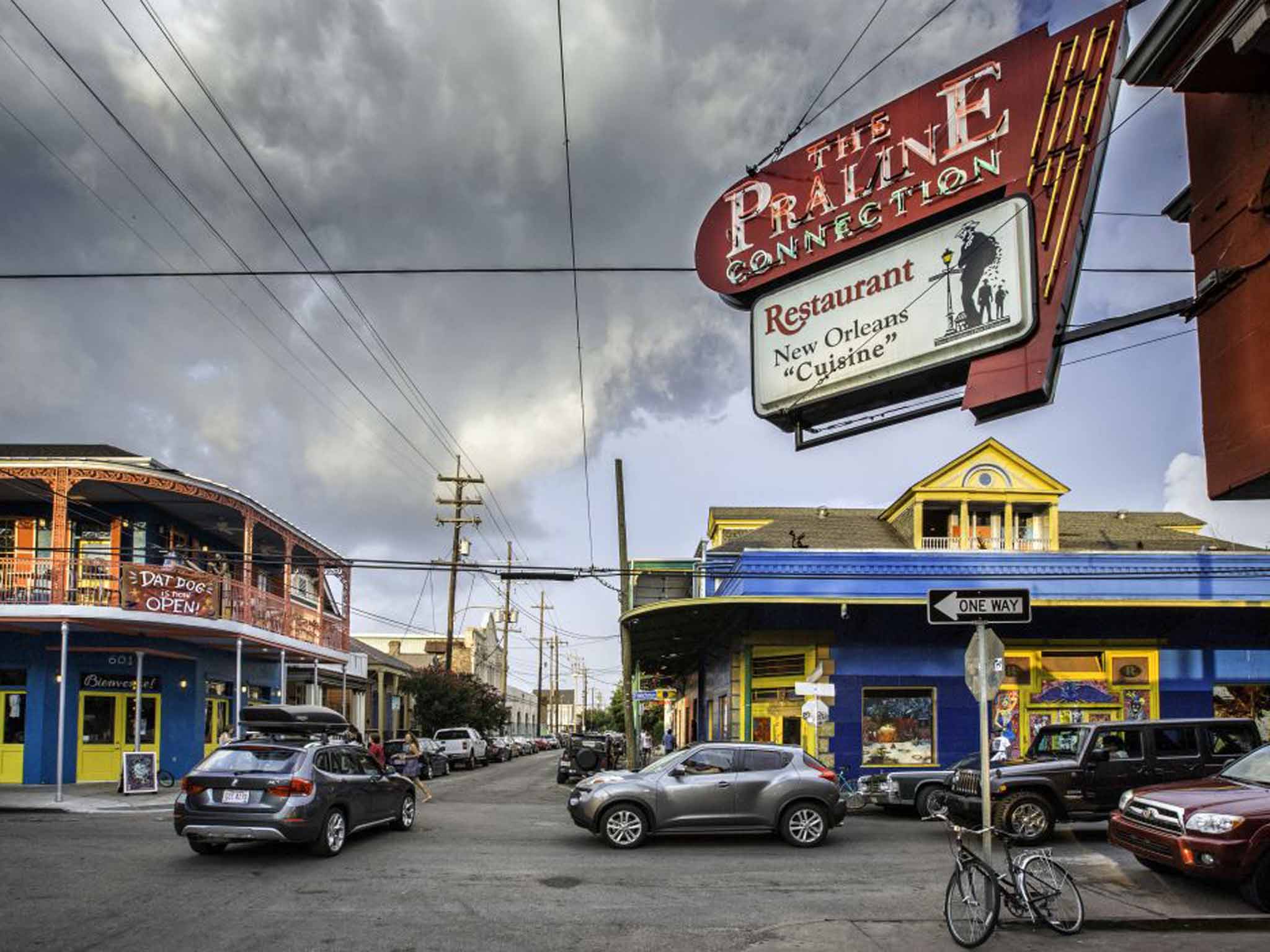 Frenchmen Street in the Marigny neighbourhood