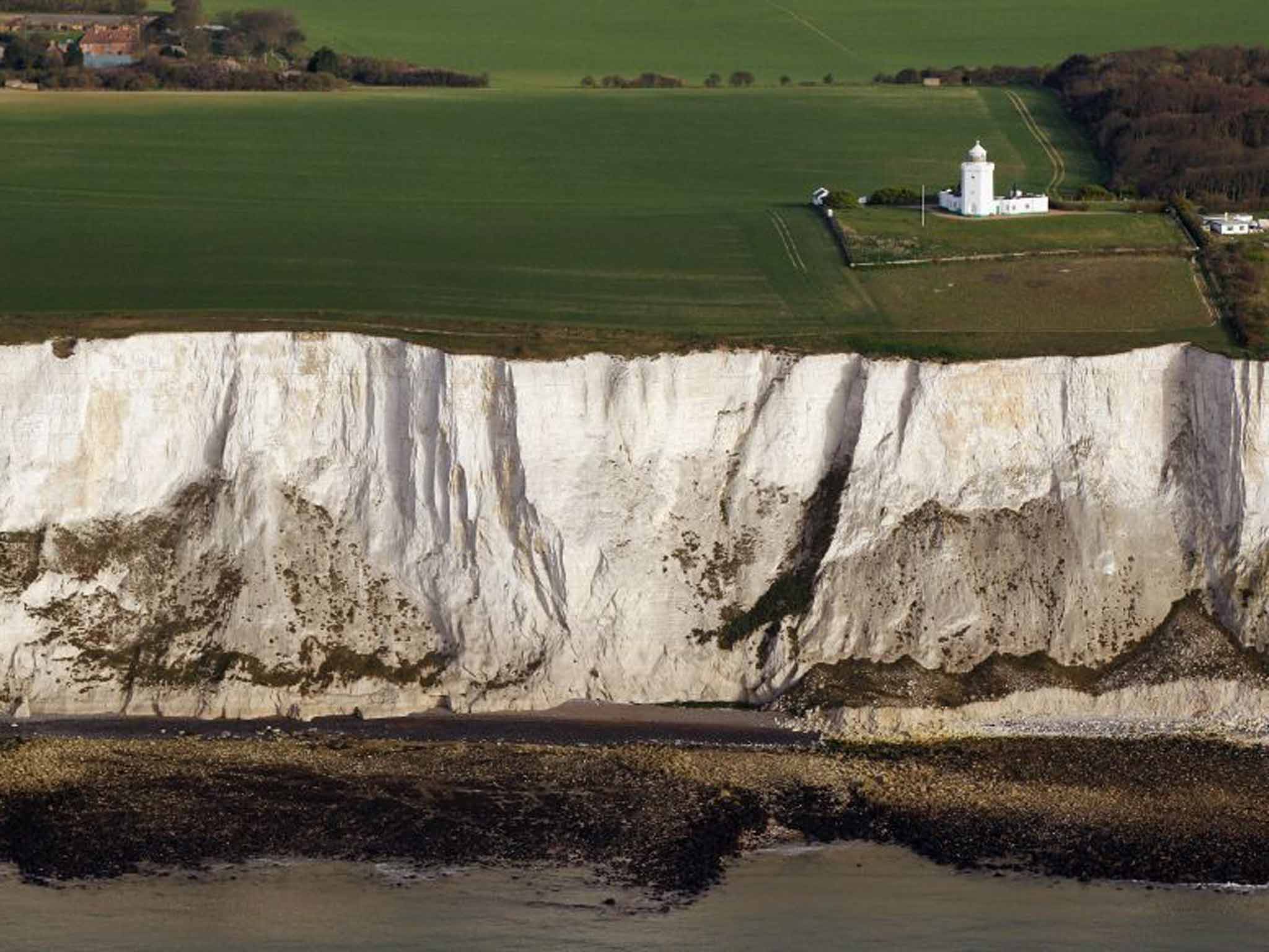 The men were rescued around a mile off the Port of Dover