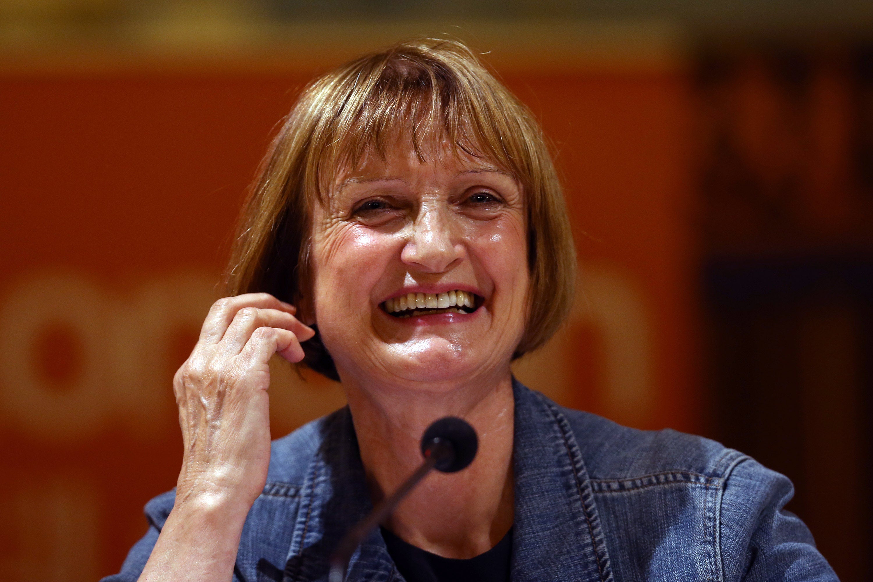 Tessa Jowell speaks at a Labour party mayoral hustings in London