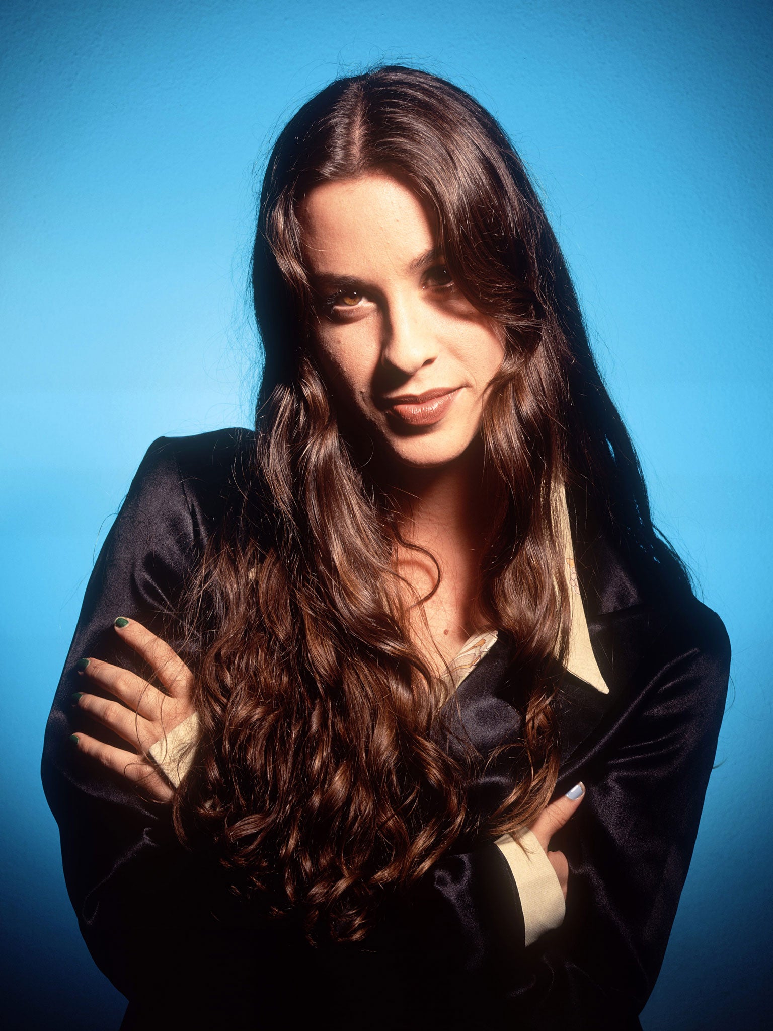 Alanis Morissette’s Jagged Little Pill was the best-selling album of 1996 (Rex)