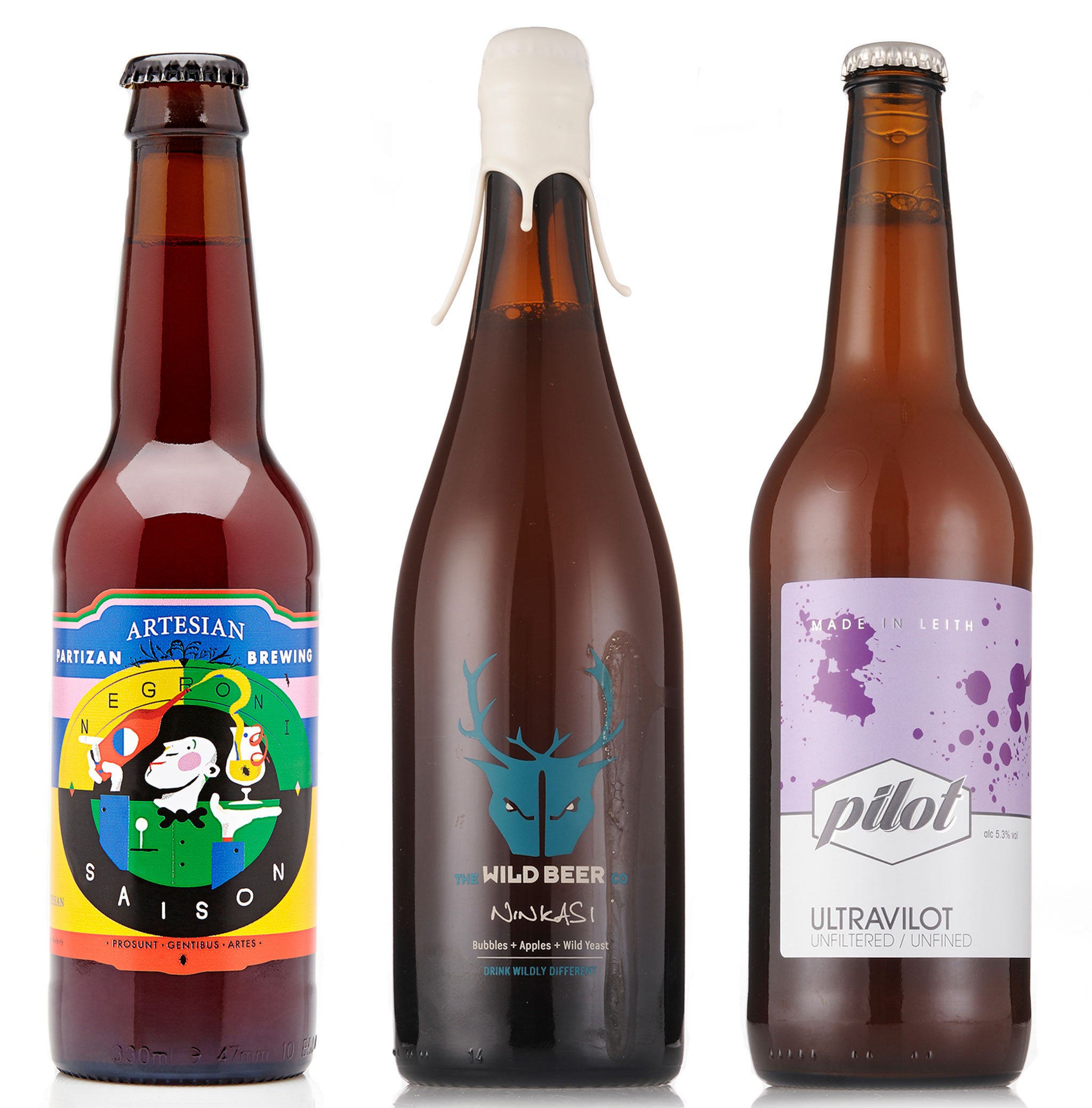 Three to try: Partizan X Artesian Bar Negroni Saison; Wild Beer Ninkasi; Pilot Ultravilot