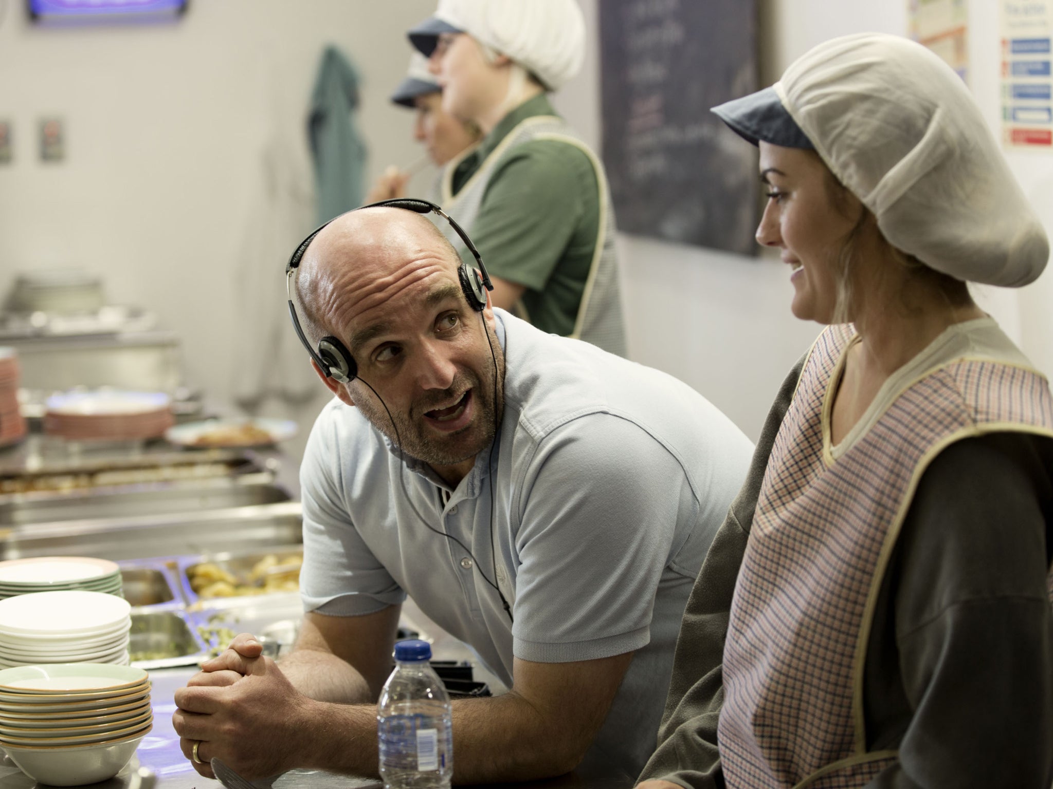 Director Shane Meadows at work