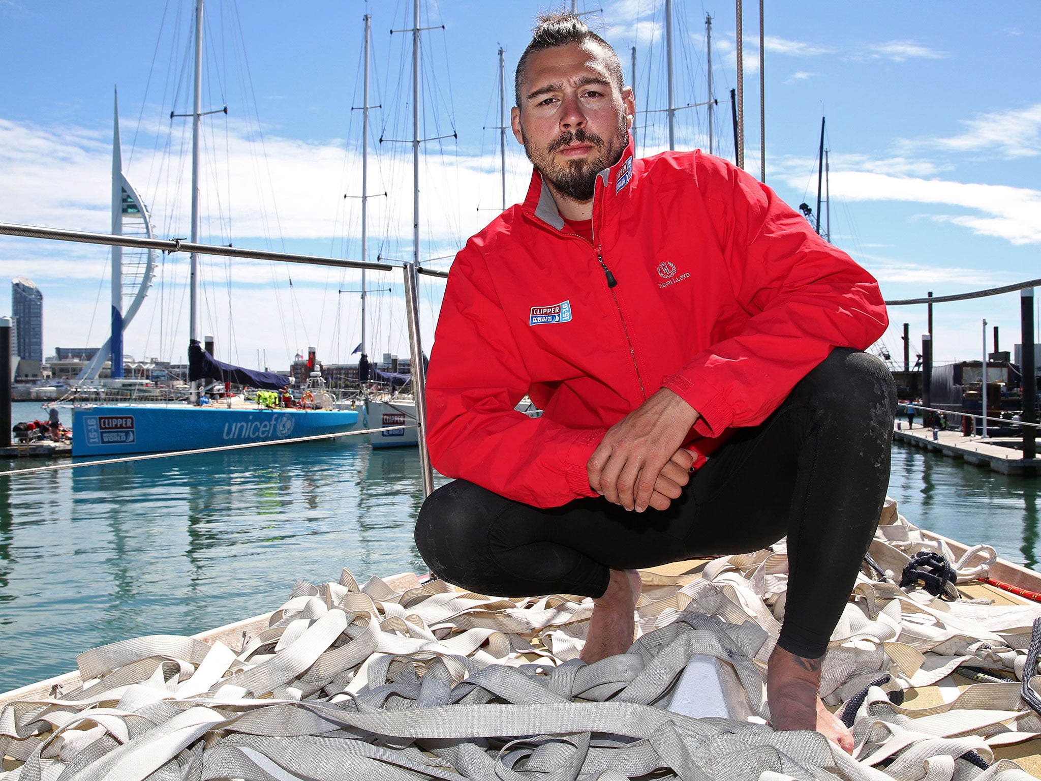 Dan-Hardy ahead of Clipper Race (Clipper Race)