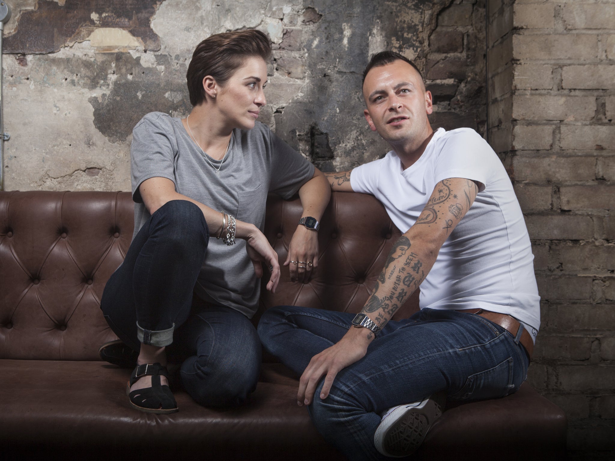 Vicky McClure and Joe Gilgun photographed at The Sun Tavern, Bethnal Green