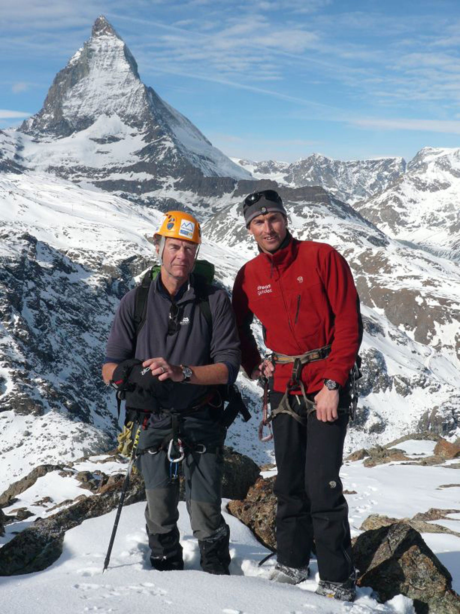 Sir Ranulph Fiennes (left) says: 'I had to programme myself not to find it a problem to be shouted at by him'