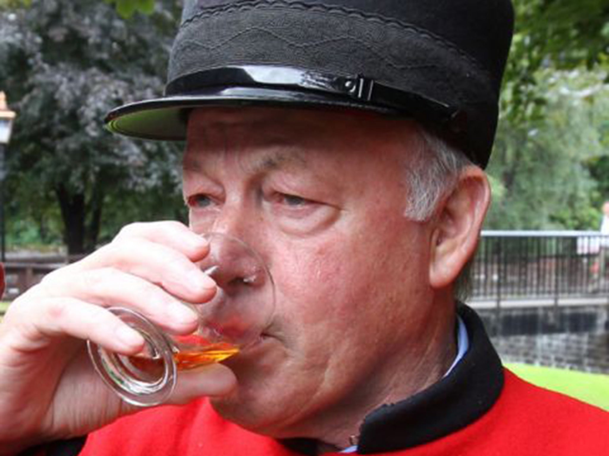 Chelsea pensioner Pactrick Teegan