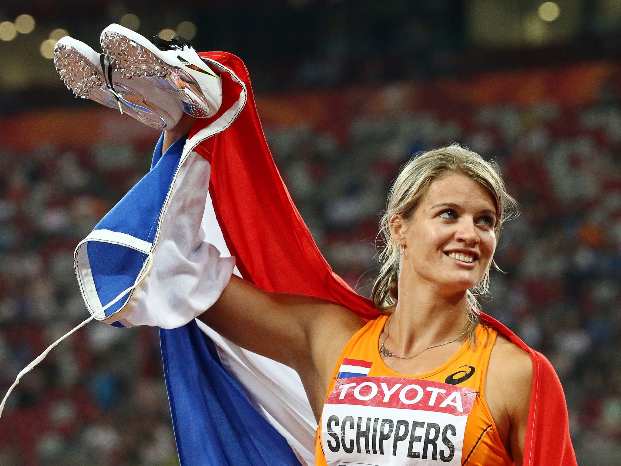 Netherlands’ Dafne Schippers’ 21.63sec for her 200m win was the third fastest of all time