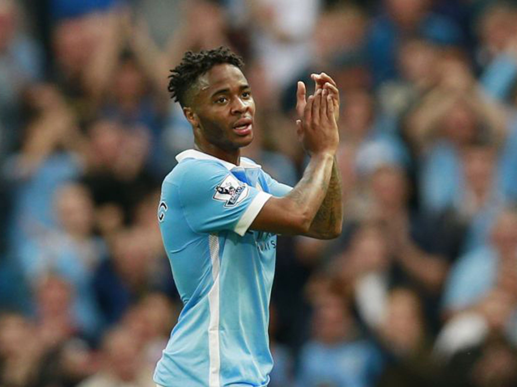 Manchester City forward Raheem Sterling