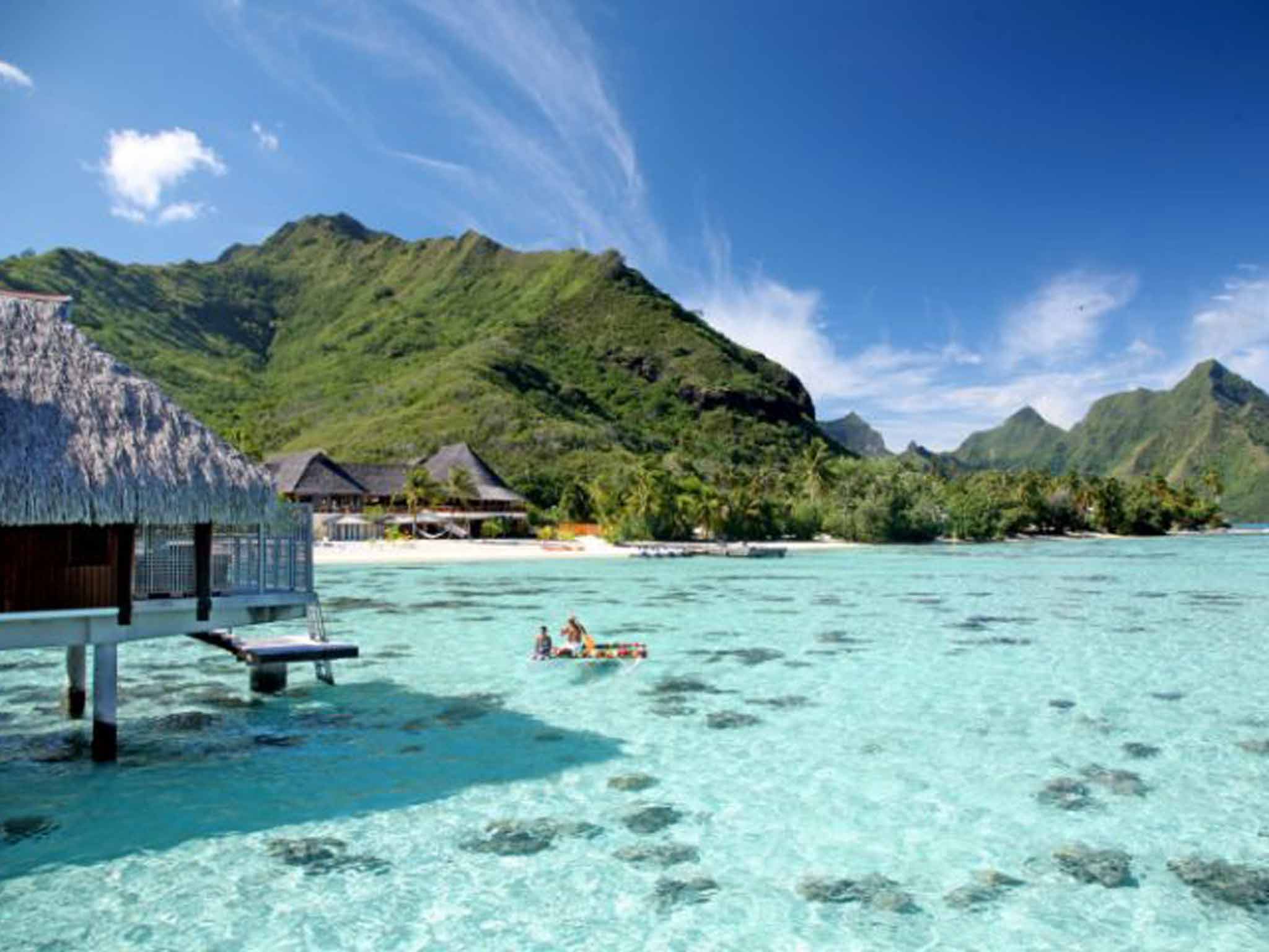 Hilton resort, Moorea