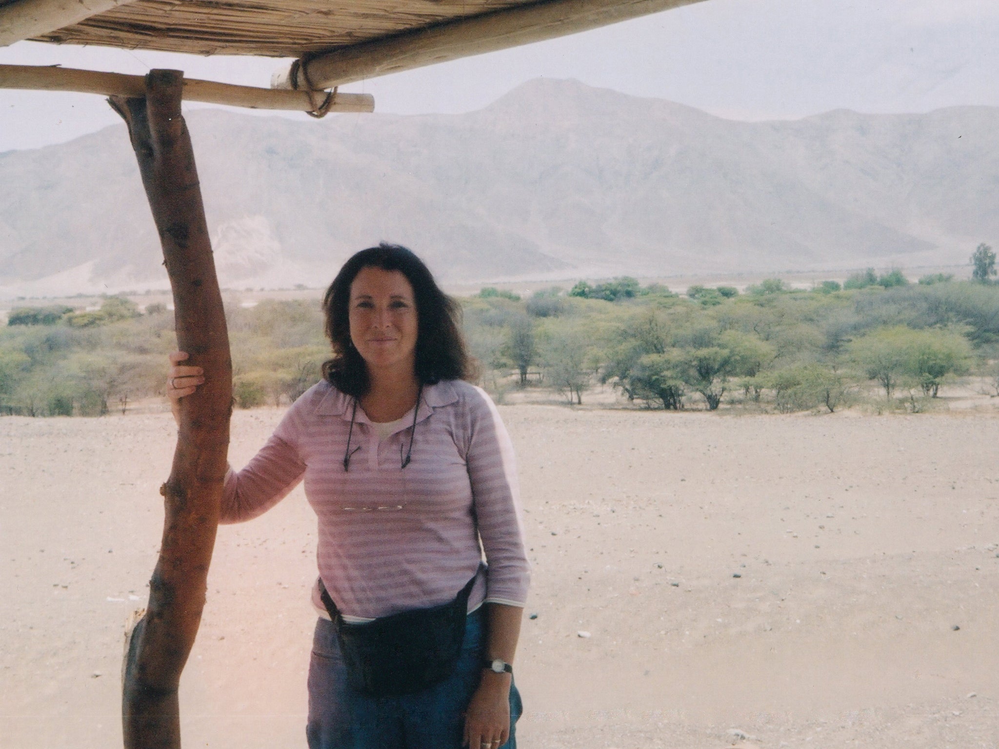 Diane Esguerra in Peru in December 2005