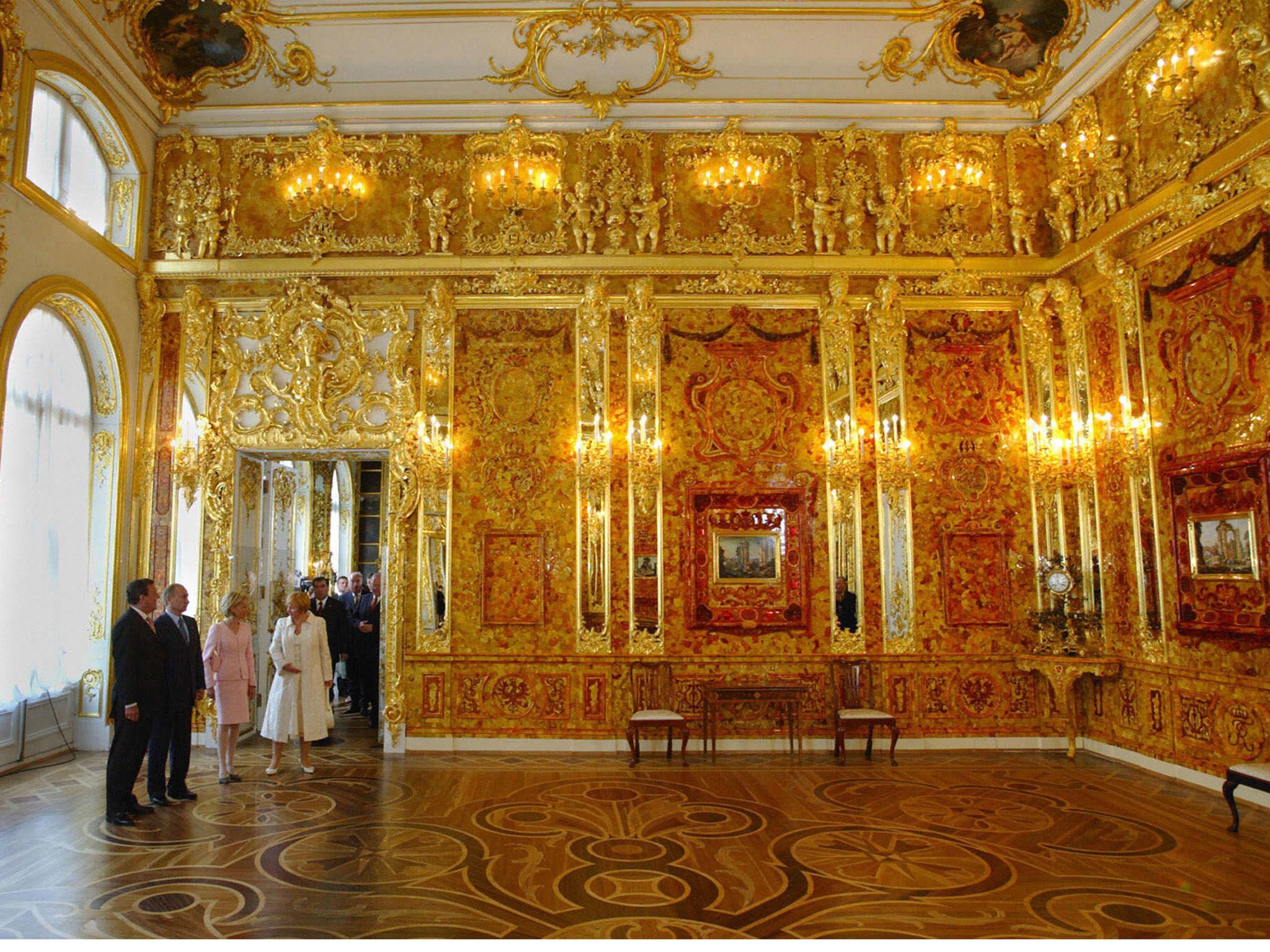 A restored version of the Amber Room