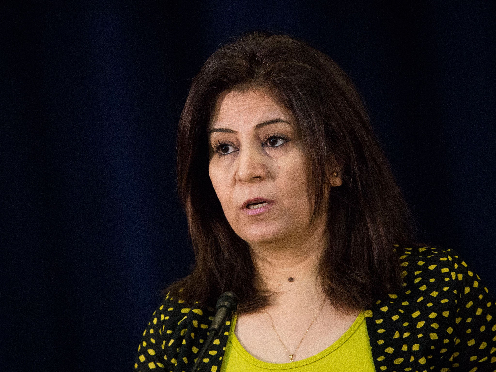 Ameena Saeed Hasan says most Yazidis no longer feel safe in their country after Isis attacks