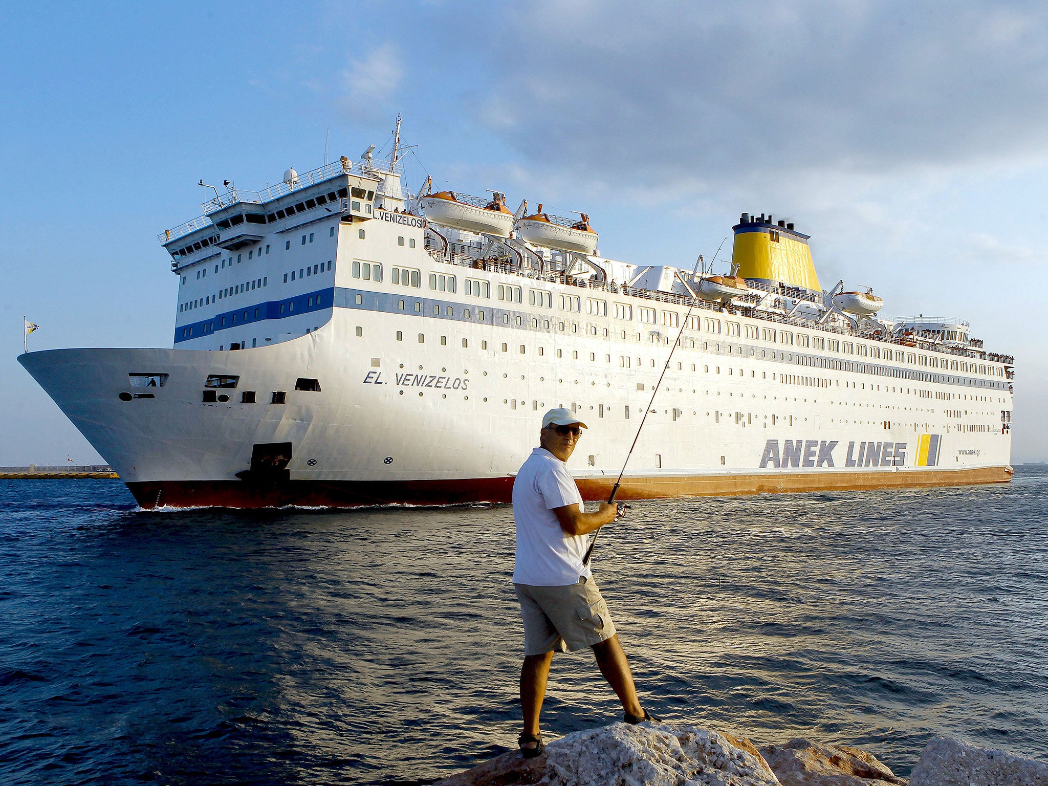 The ferry Eleftherios Venizelos