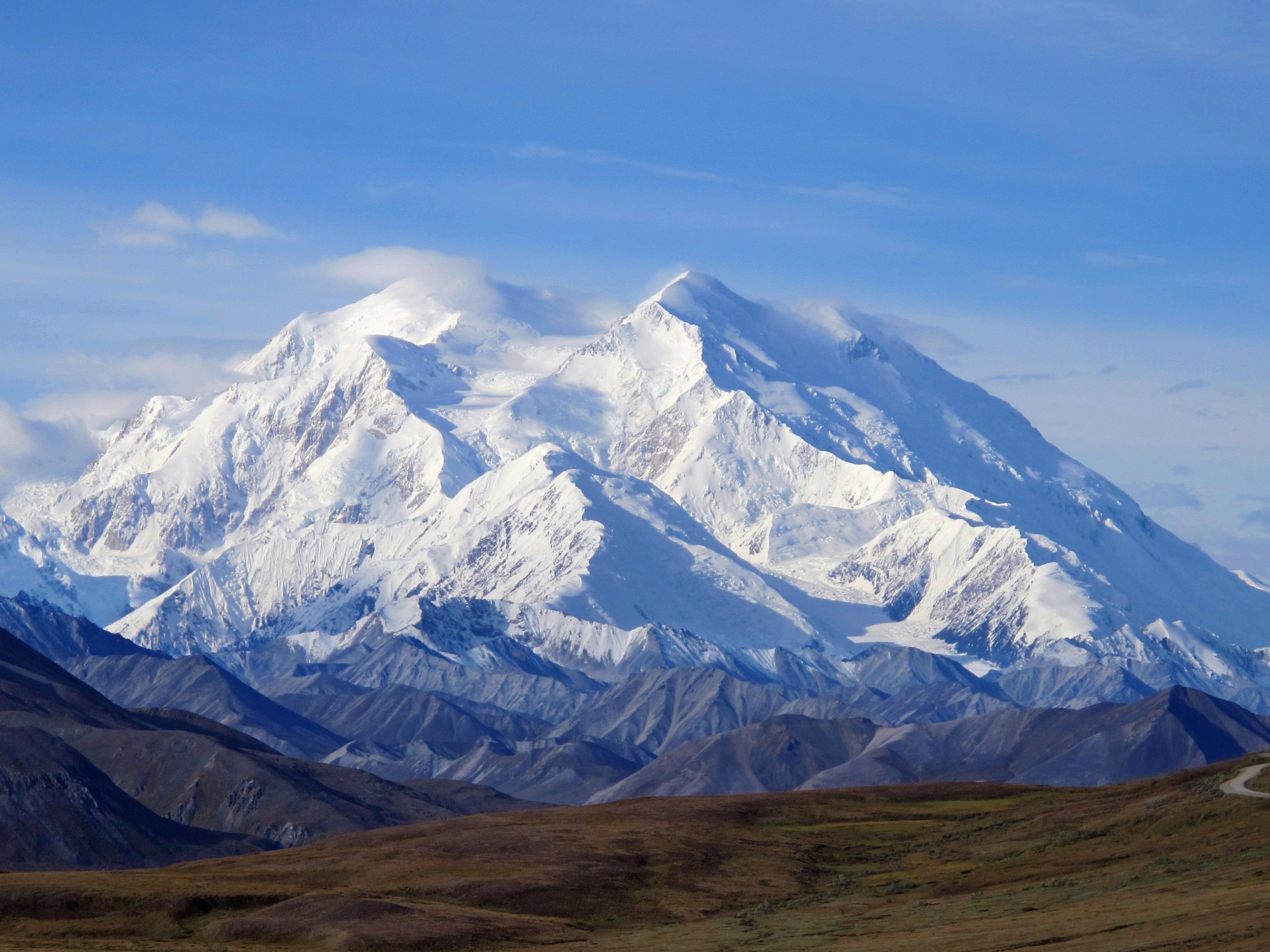 Mount McKinley in Denali National Park, Alaska.